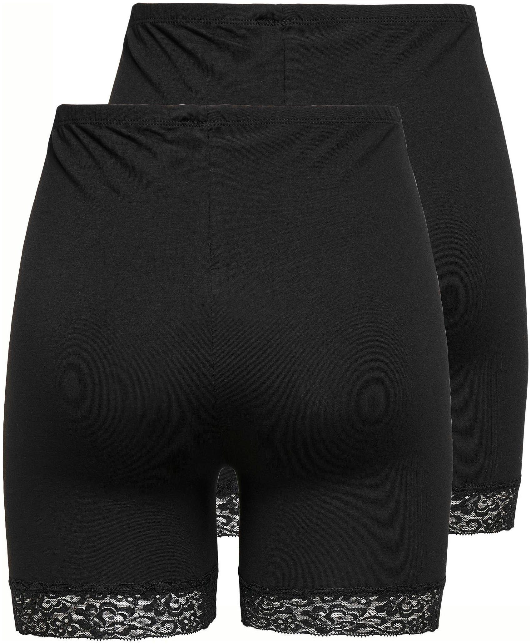 Only Fietsbroekje ONLLIVE LOVE LACE SHORTS 2PACK JRS NOOS (Set van 2)