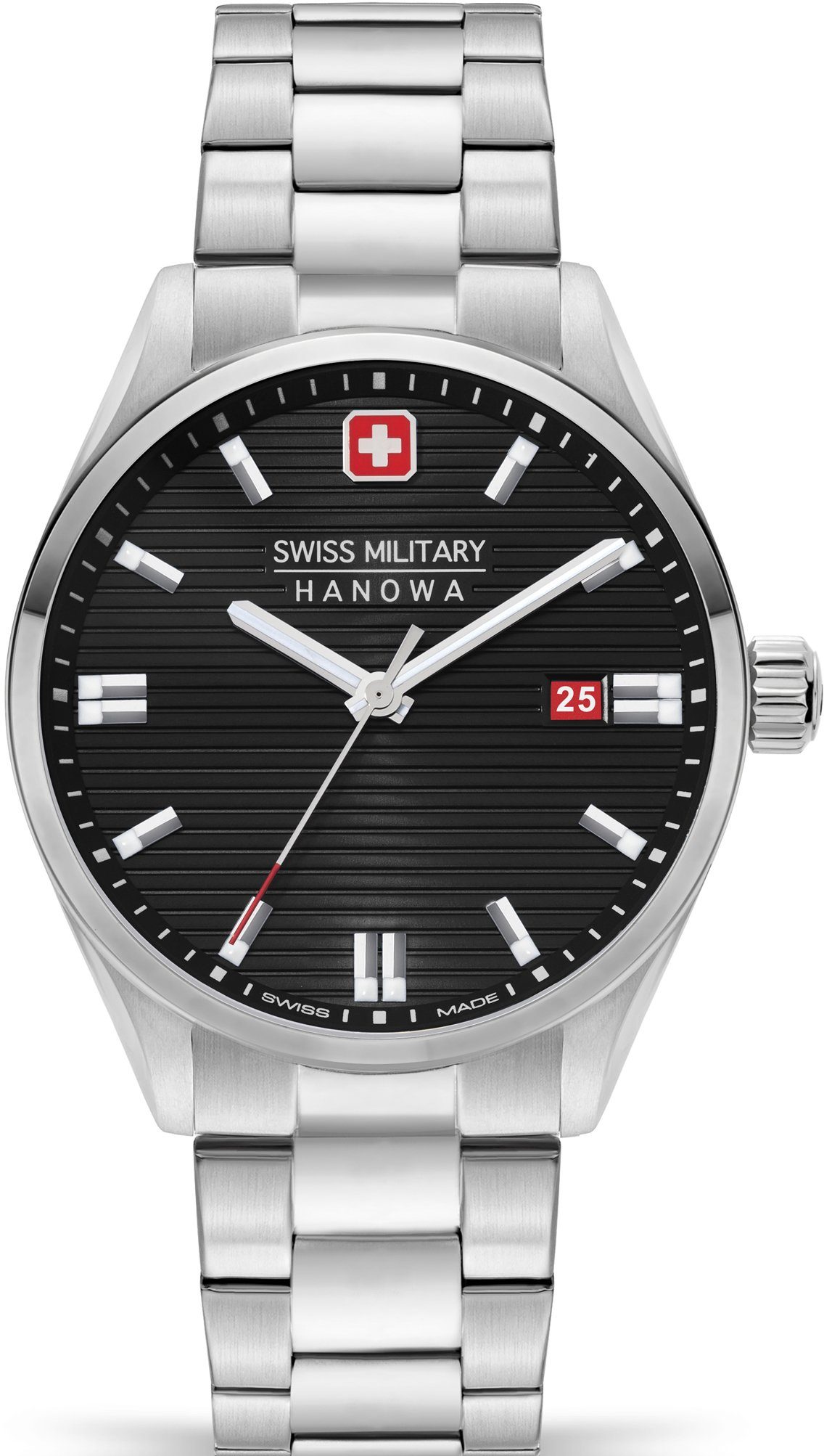 Swiss Military Hanowa Kwartshorloge ROADRUNNER, SMWGH2200101 Horloge, herenhorloge, datum, saffierglas,...