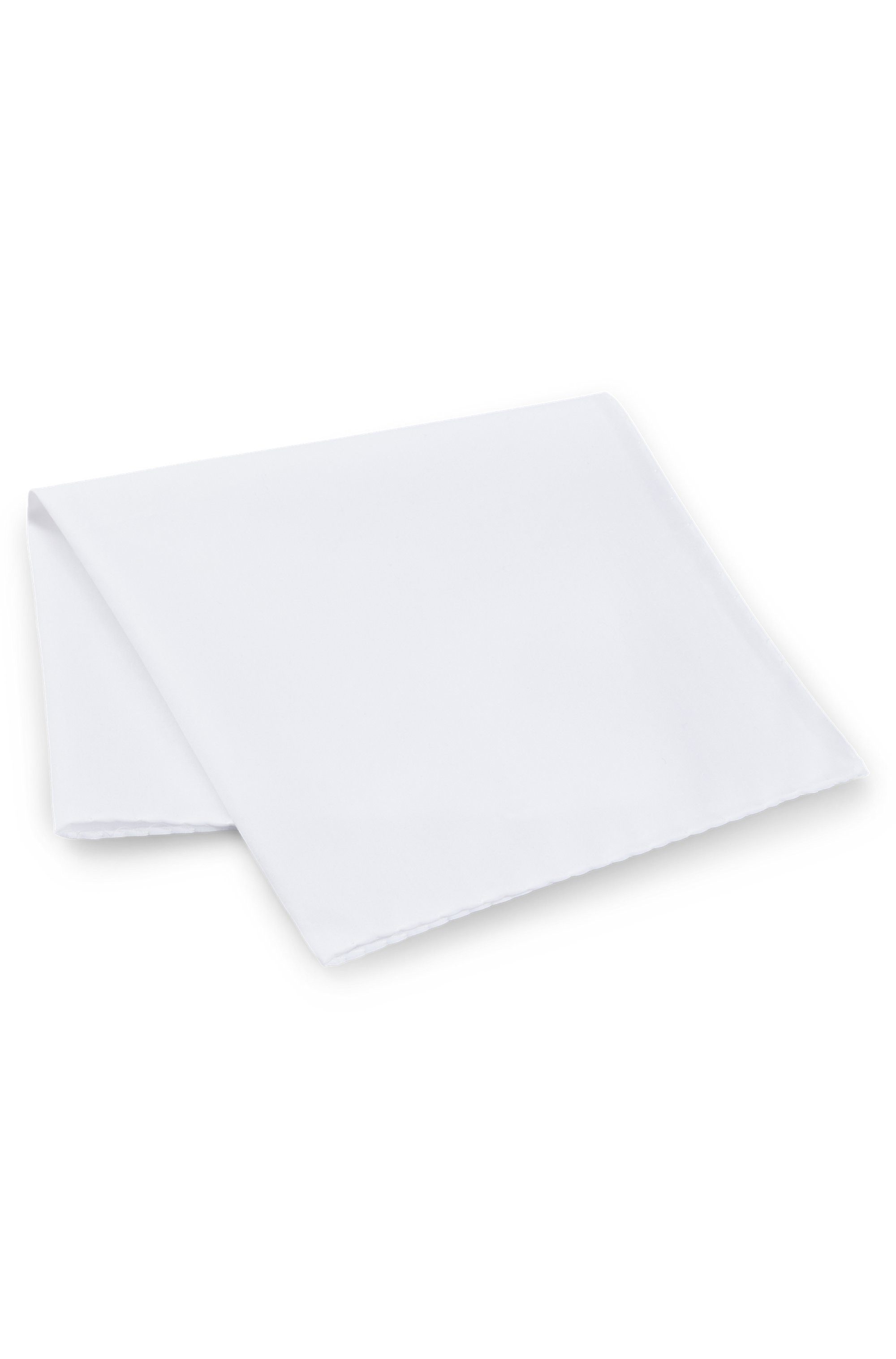Boss Pochet H-POCKET SQUARE met strijkvrij afwerking