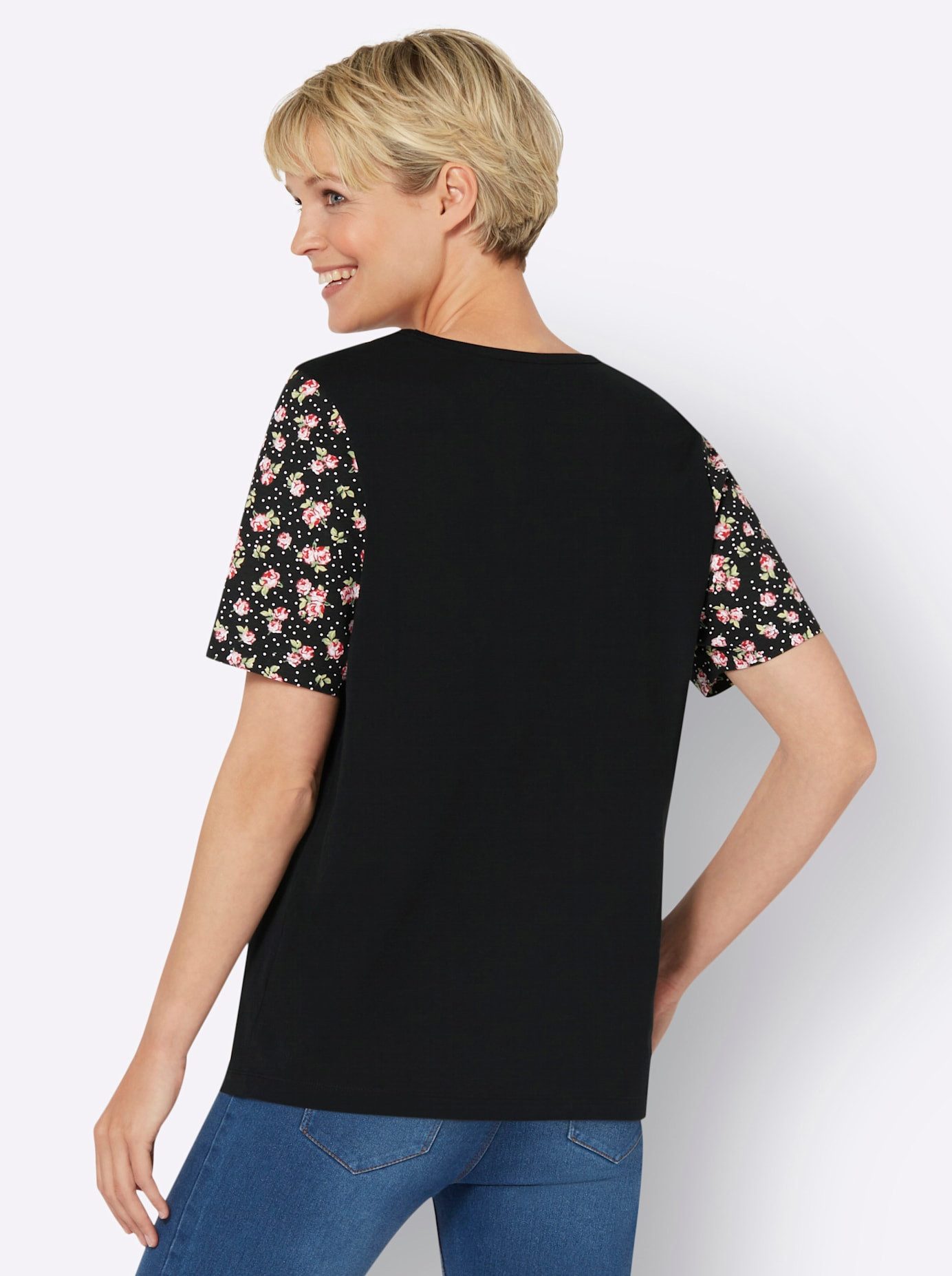 Classic Basics Shirt met ronde hals Shirt met V-hals (1-delig)