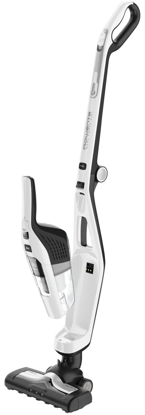 Rowenta Accu-steelstofzuiger Dual Force 2-in-1, moeiteloze opslag, opklapbare handgreep, LED-diffuser