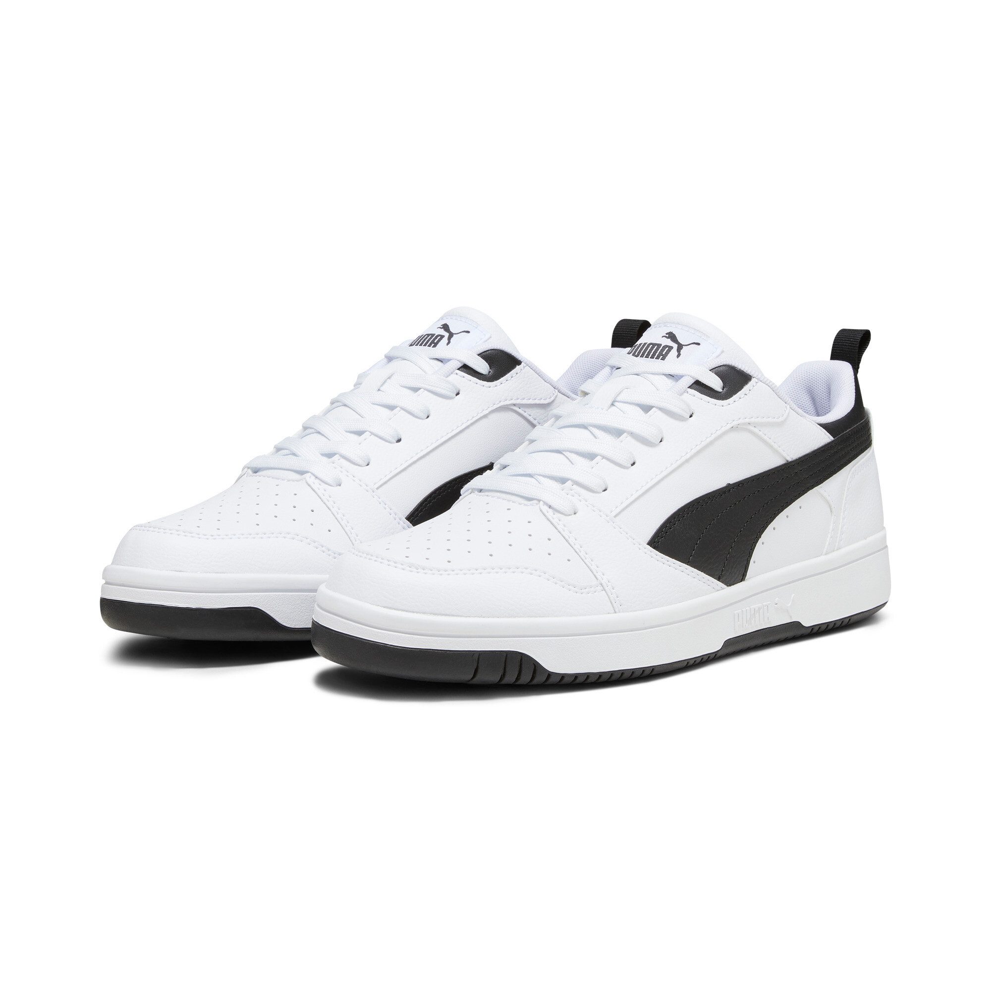 PUMA Sneakers REBOUND V6 LOW jongens lage sneakers maat 41 wit