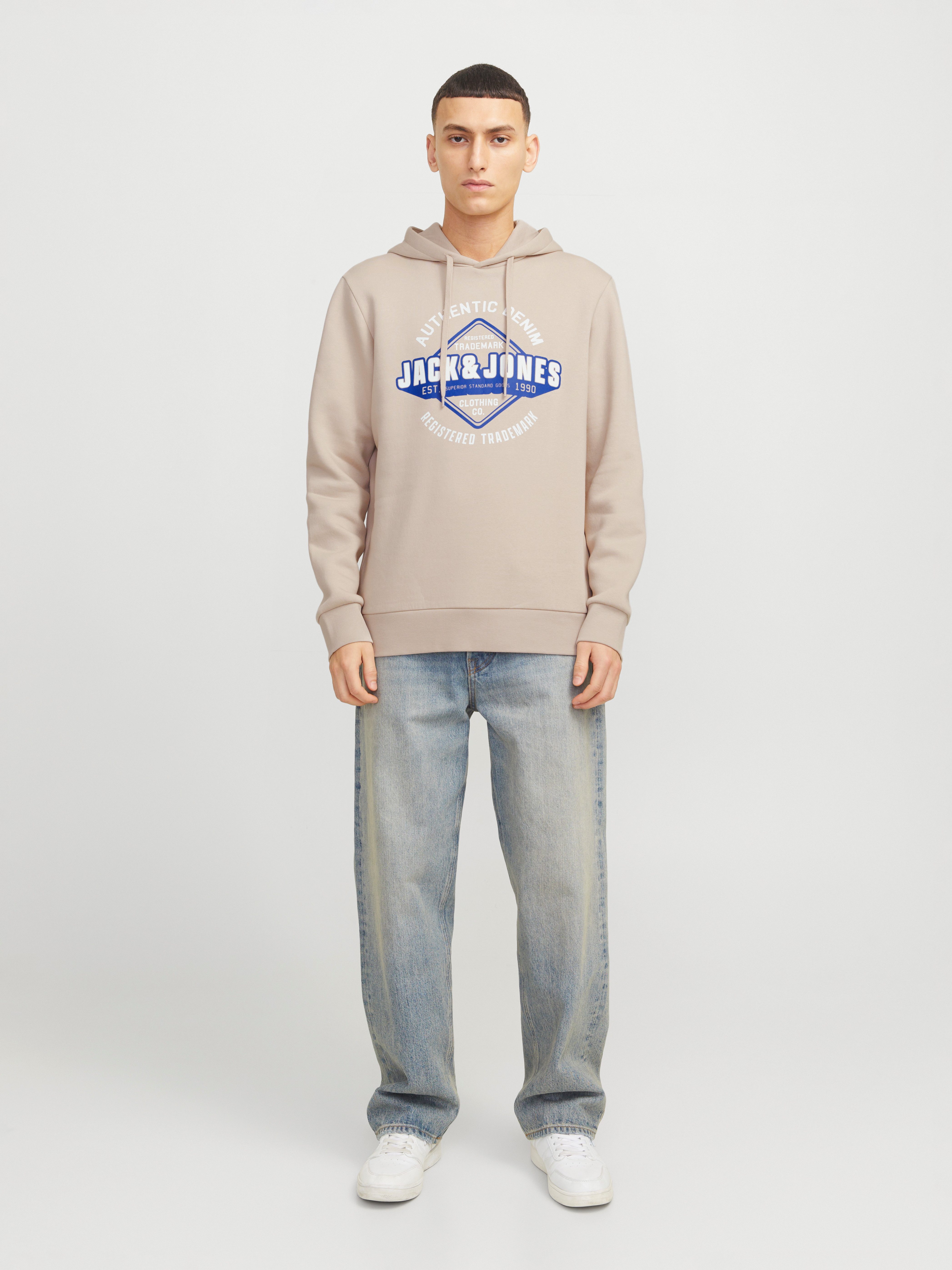 Jack & Jones Hoodie JJELOGO SWEAT HOOD 2 COL 24/25 NOOS