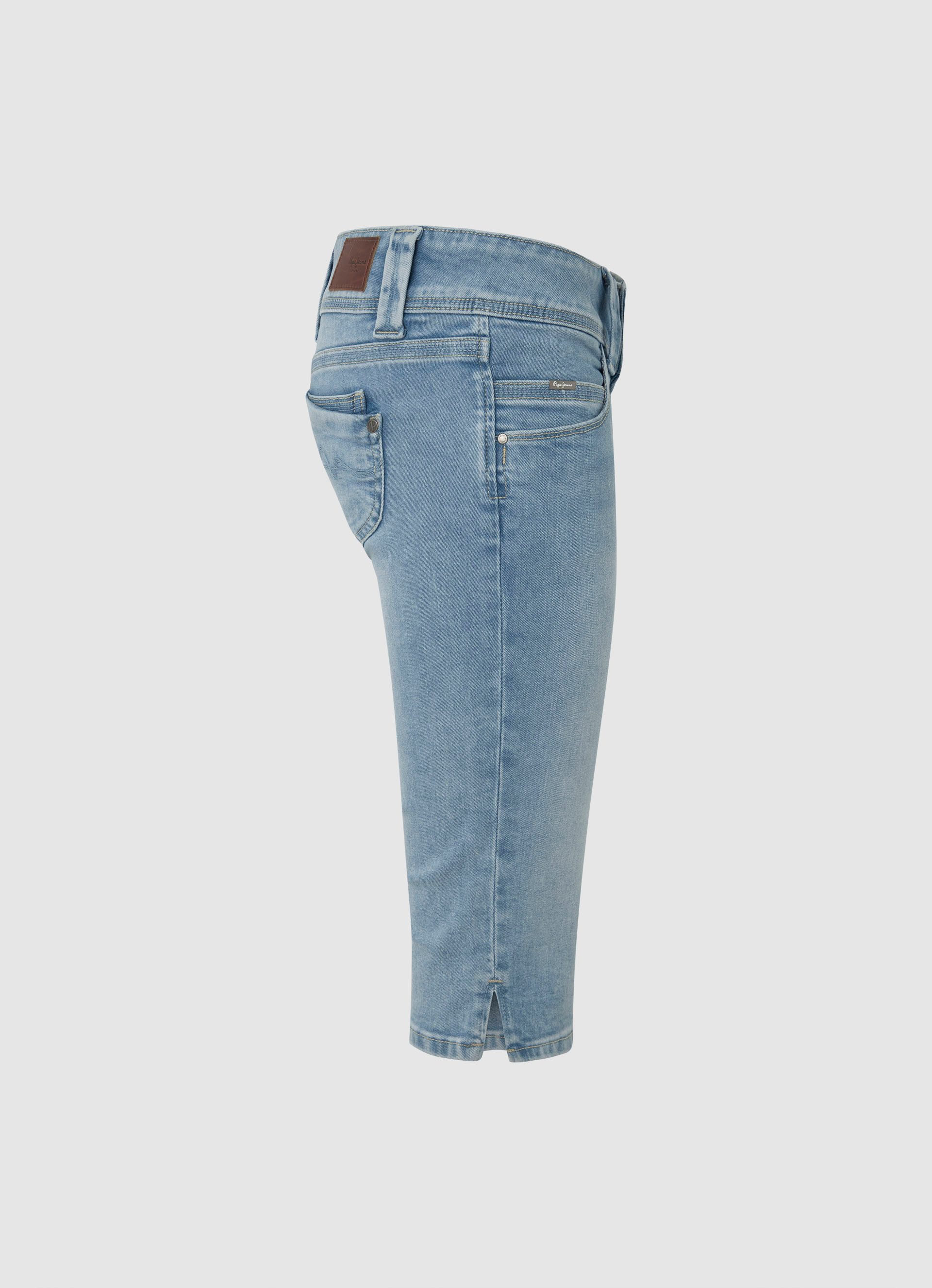 Pepe Jeans Slim fit jeans Shorts SLIM CROP LW