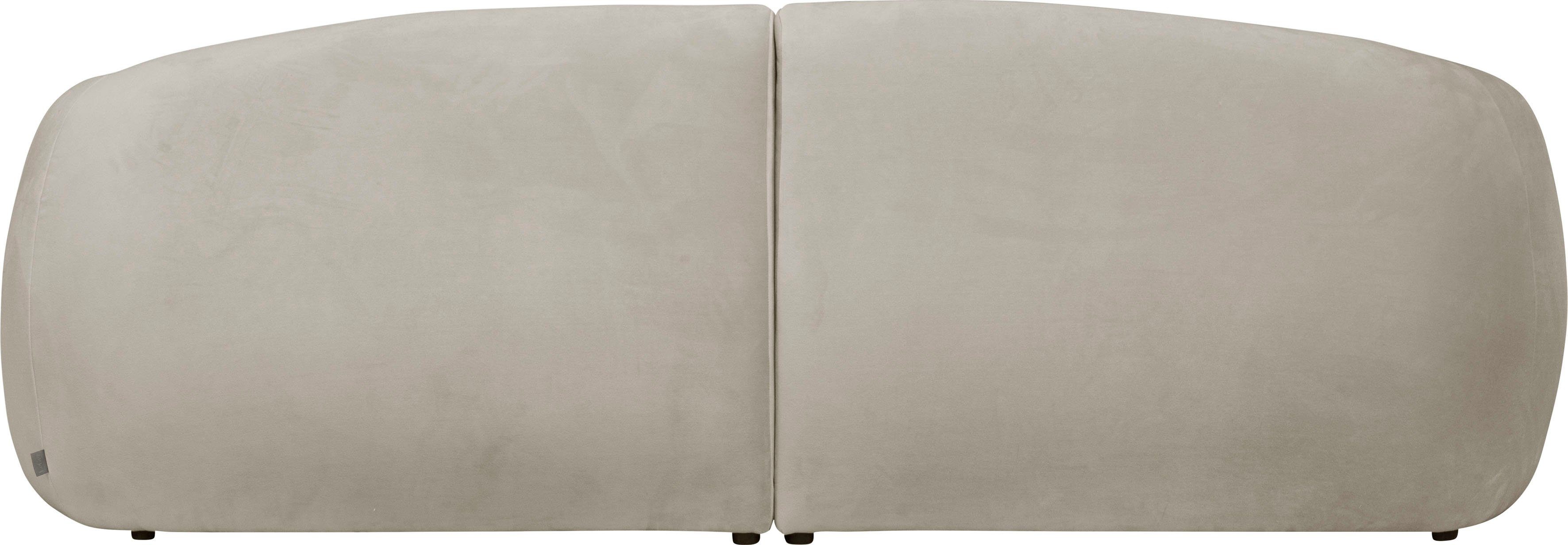 LeGer Home by Lena Gercke Megabank YANI designerbank, organische vorm, afmetingen B/D/H: 240/64/81 cm