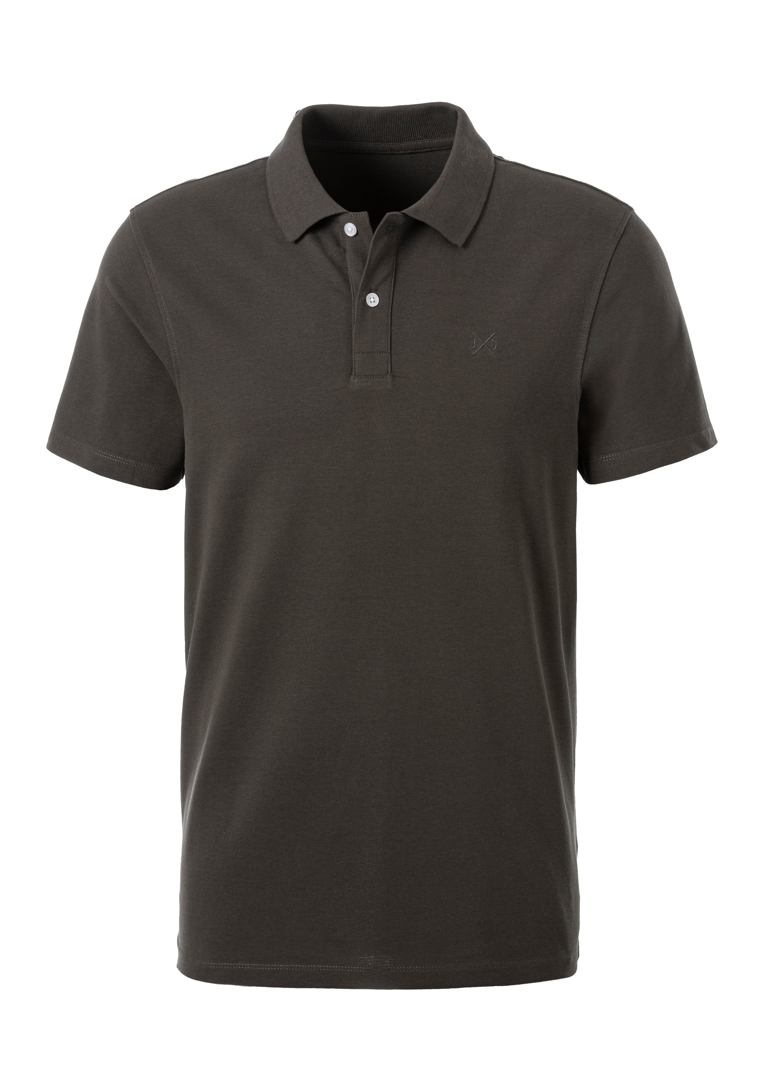 John Devin Poloshirt met subtiele hoogwaardige logo-borduursel