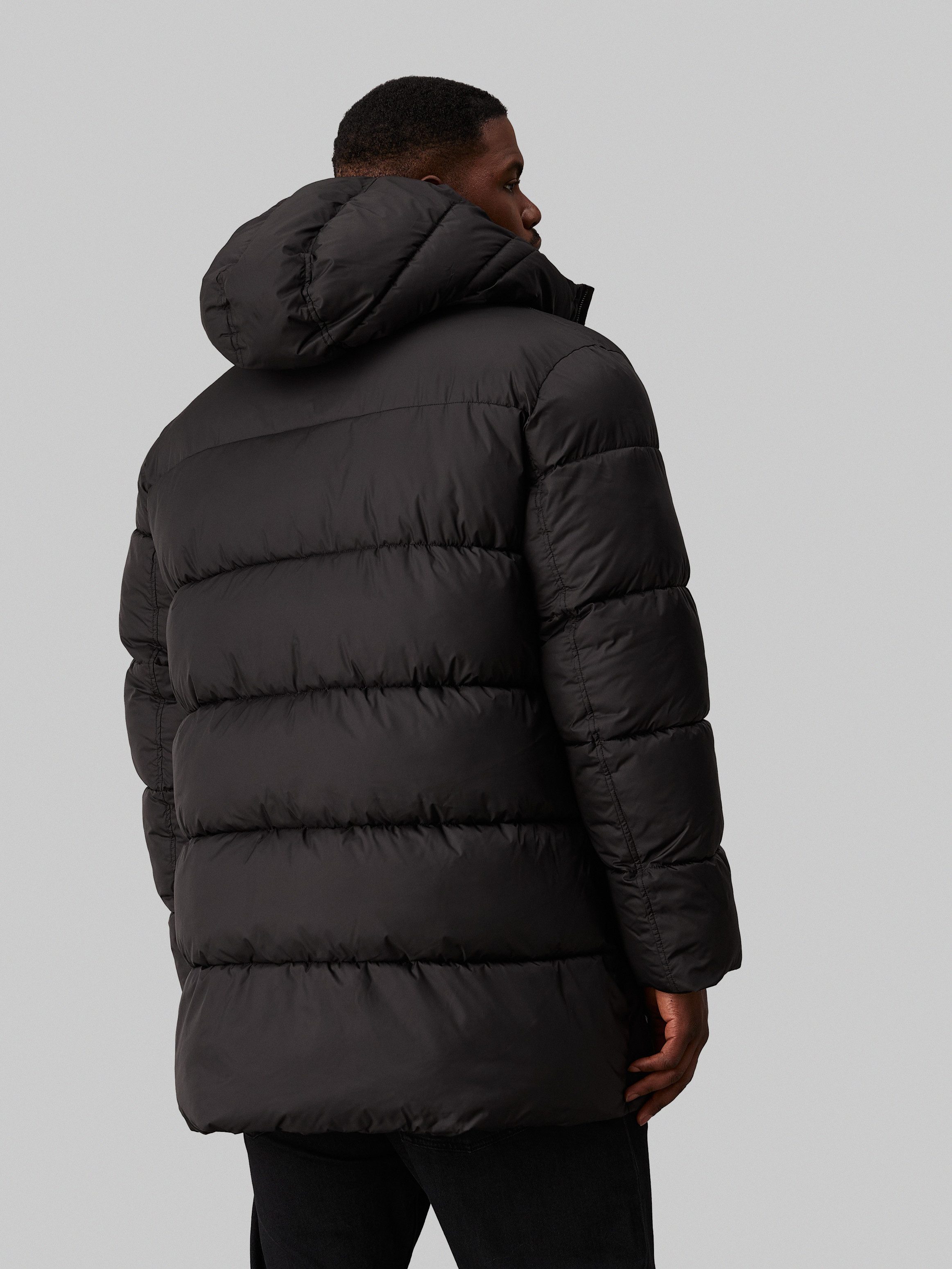 Calvin Klein Gewatteerde jas BT_LONG HOODED QUILT PUFFER MW
