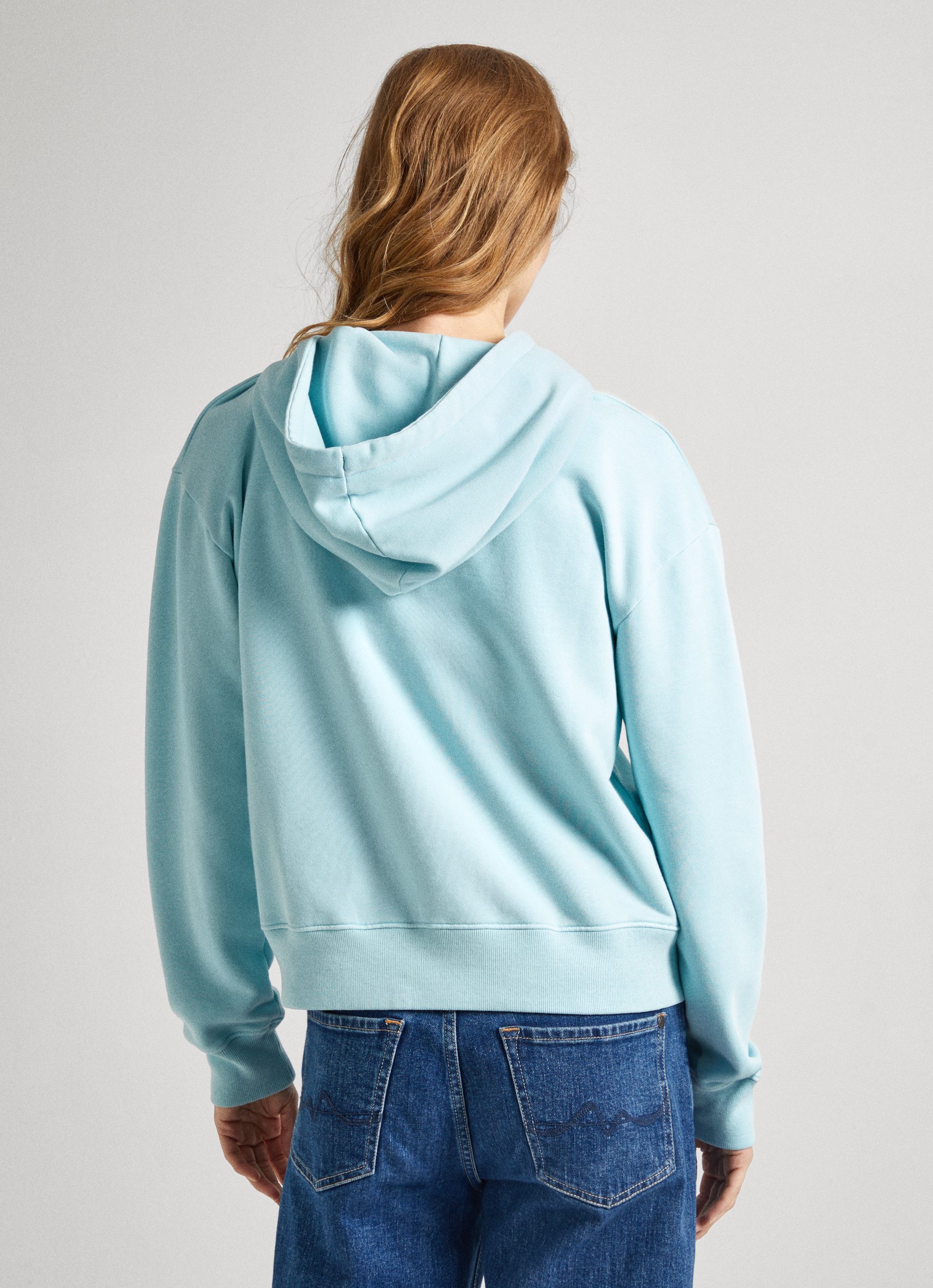 Pepe Jeans Sweatshirt LANA HOODIE met een logo-opschrift