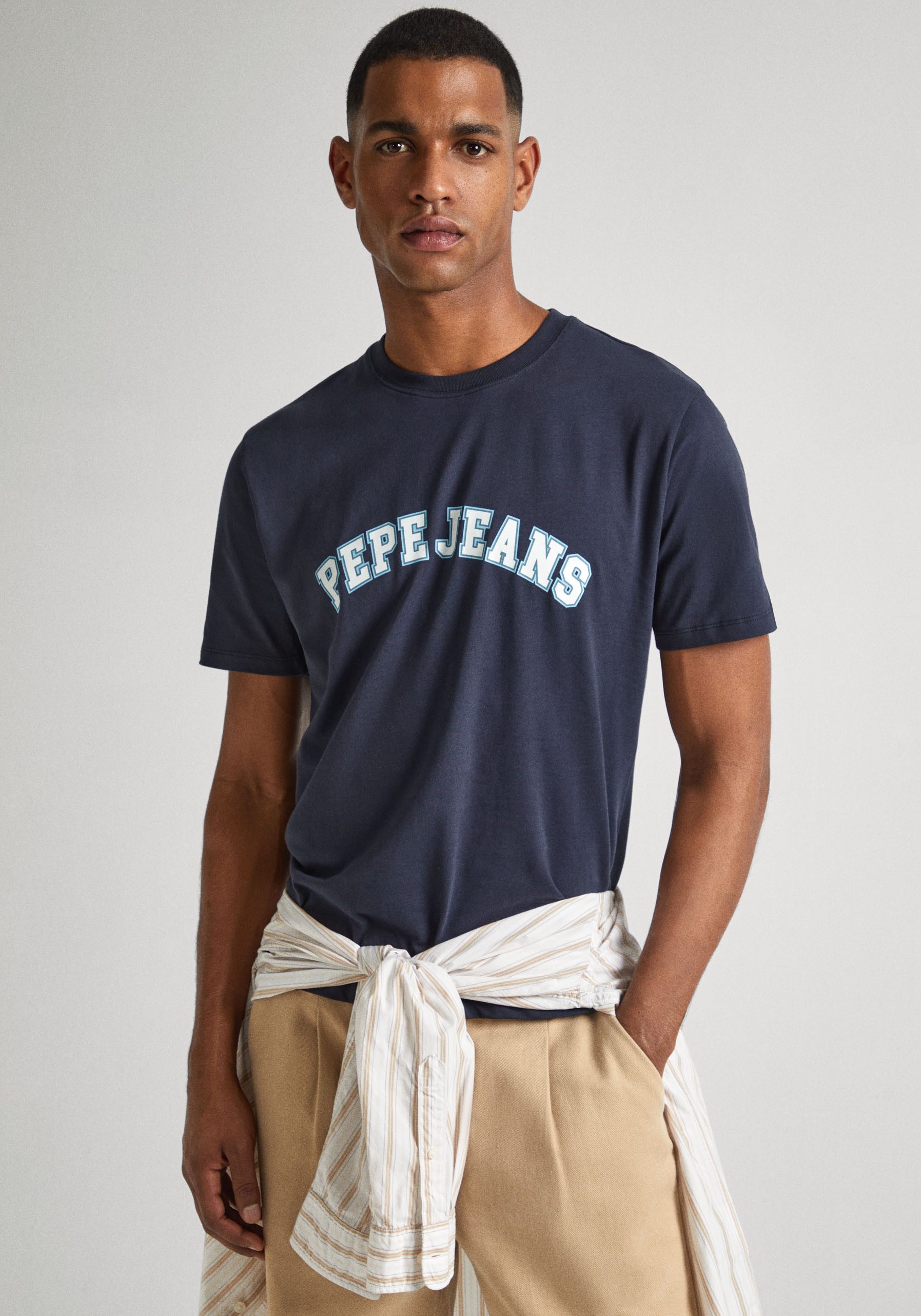 pepe jeans t-shirt clement blauw