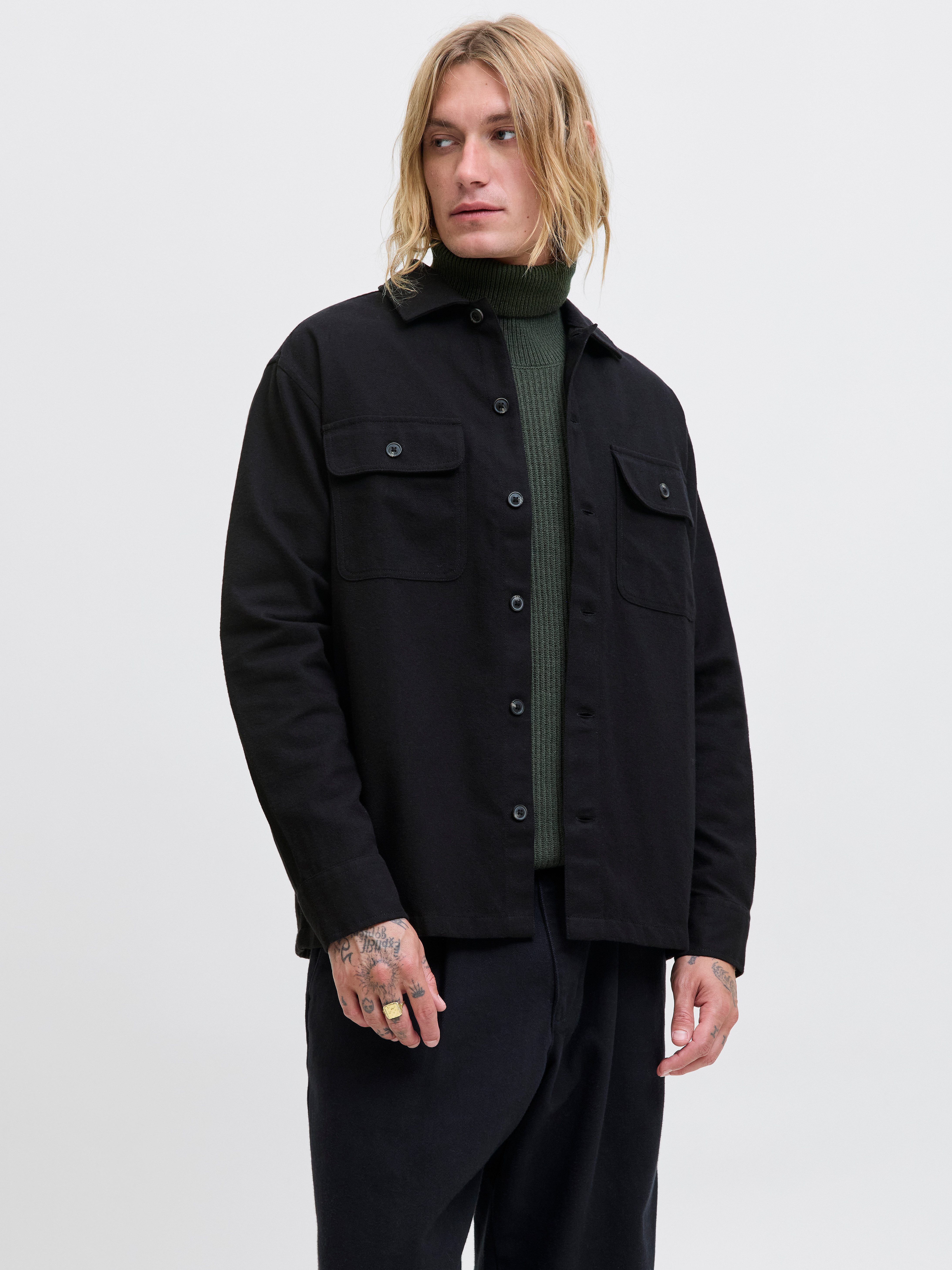 Jack & Jones Overhemd met lange mouwen JJECHARGE OVERSHIRT LS NOOS
