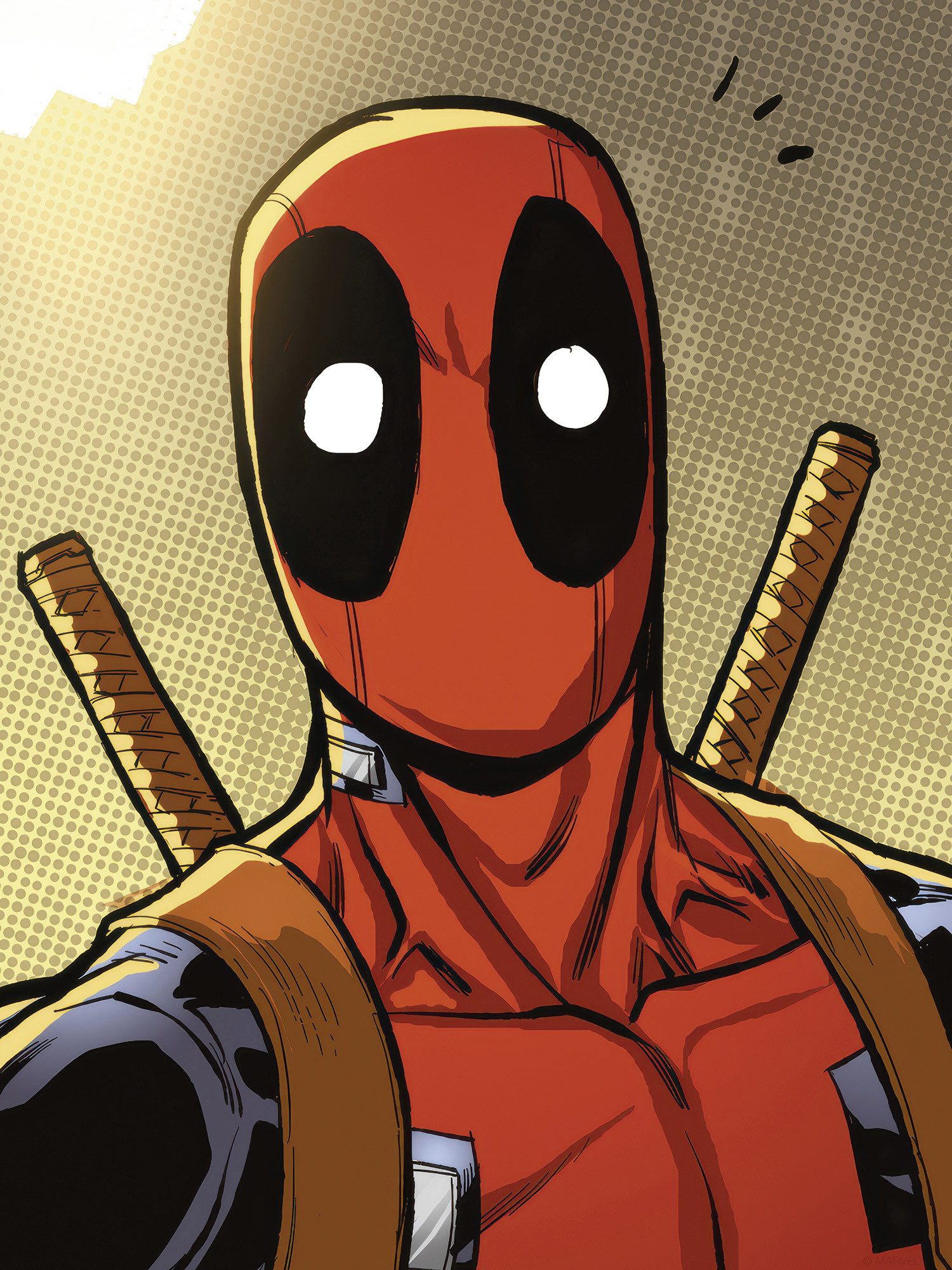 Komar Artprint Marvel Deadpool Holup 300 x 280 cm (breedte x hoogte) - behang, vlies, woonkamer, slaapkamer (1 stuk)