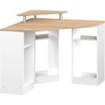 temahome bureau corner met een melamine frame, een tafelblad in verschillende kleurvarianten, breedte 94 cm beige