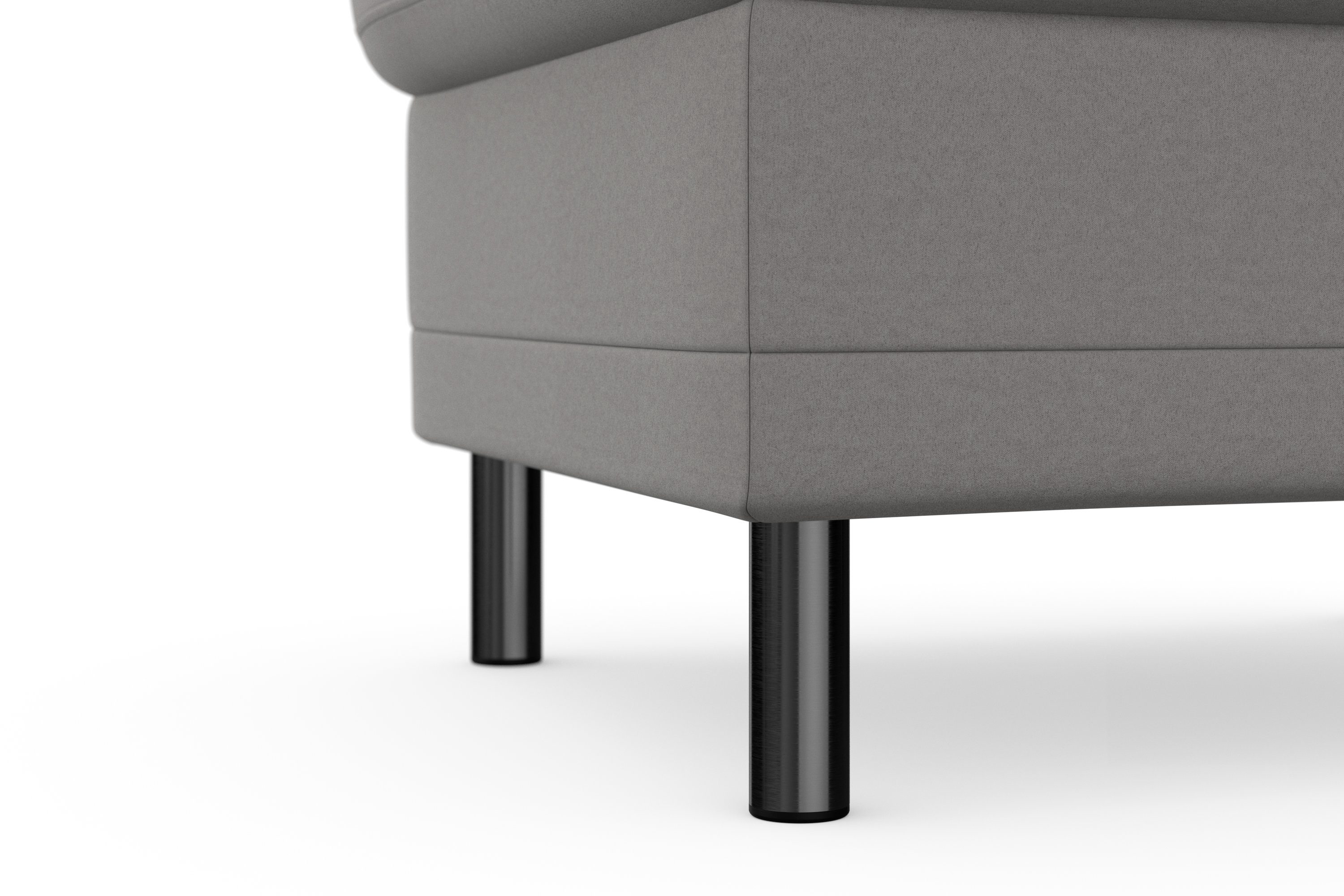 Places of Style Hocker met bergruimte Calando passend bij het bekleding van de calando-serie, ook met soft-clean bekleding