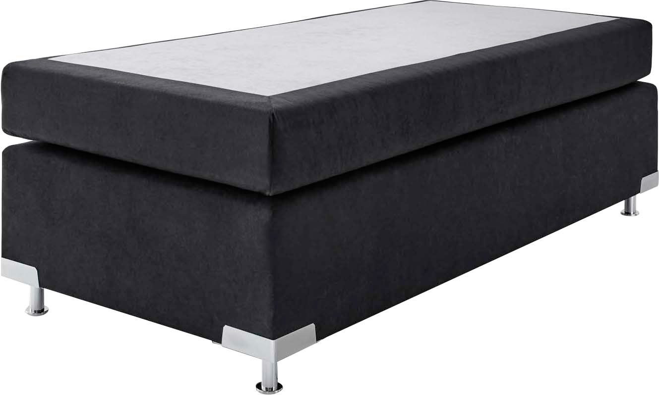 Westfalia Polsterbetten Boxspring Nederland zonder hoofdsteun, vrij plaatsbaar boxsprings zwart