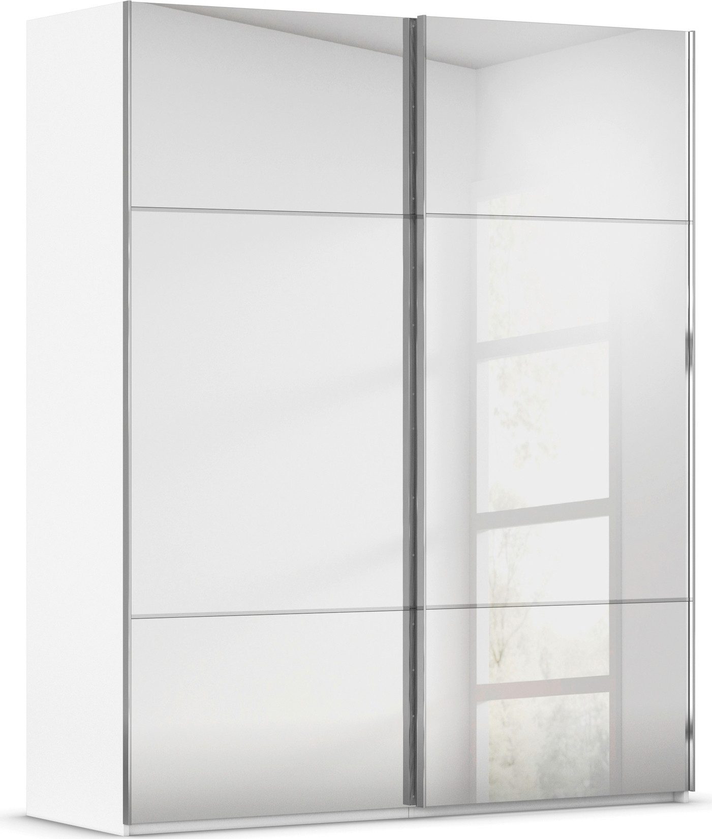 rauch Schuifdeurkast Kledingkast kast garderobe slaapkamerkast SCALE-TRIO edel drievoudig front met 2 sierlijsten spiegelfront made in germany