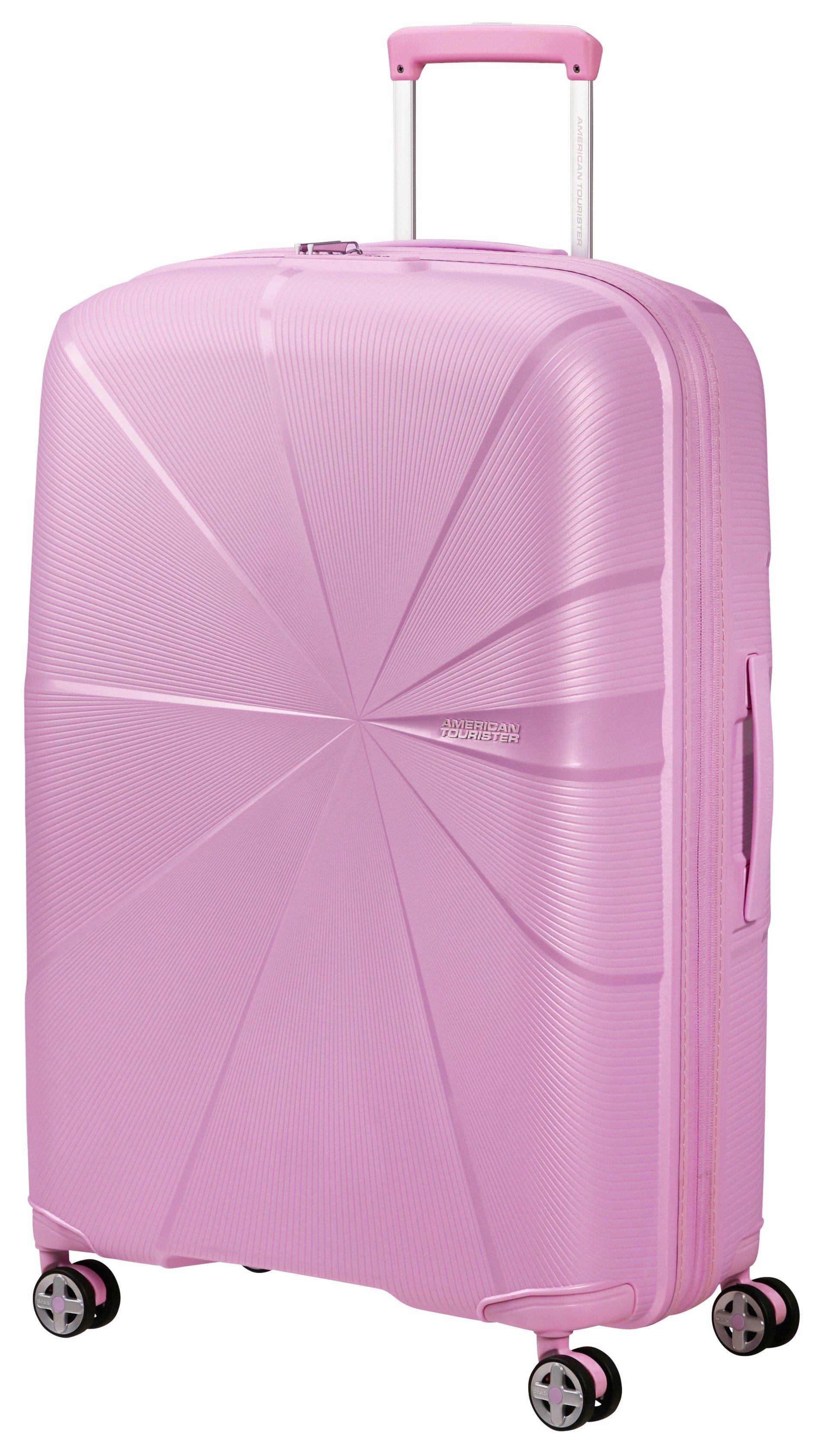 American Tourister Hardshell-trolley STARVIBE 77 Koffer reisbagage koffer groot reis koffer TSA-cijferslot unisex koffers & reistassen maat 77 cm roze