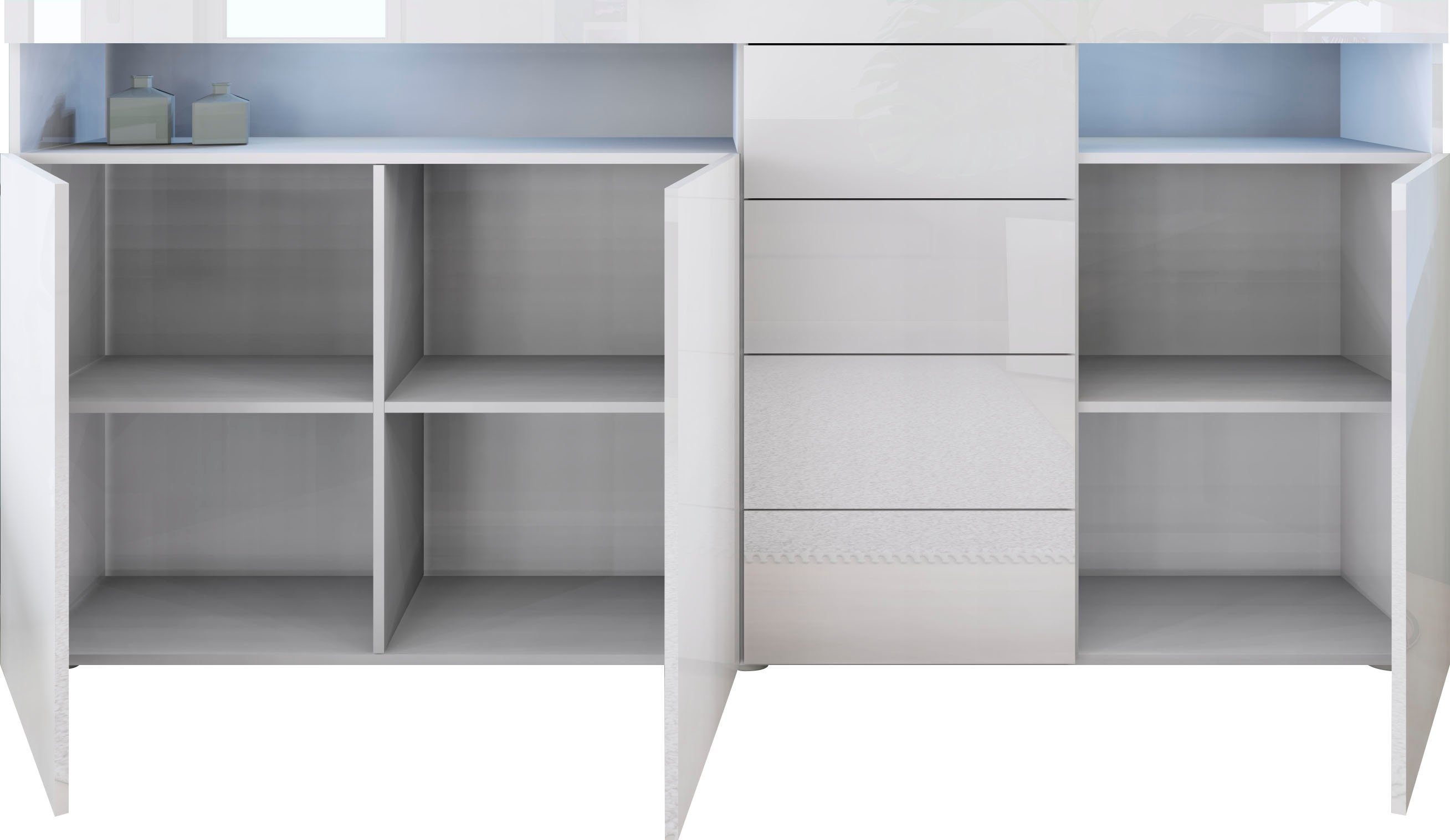 borchardt Möbel Highboard Kaapstad Breedte 200 cm