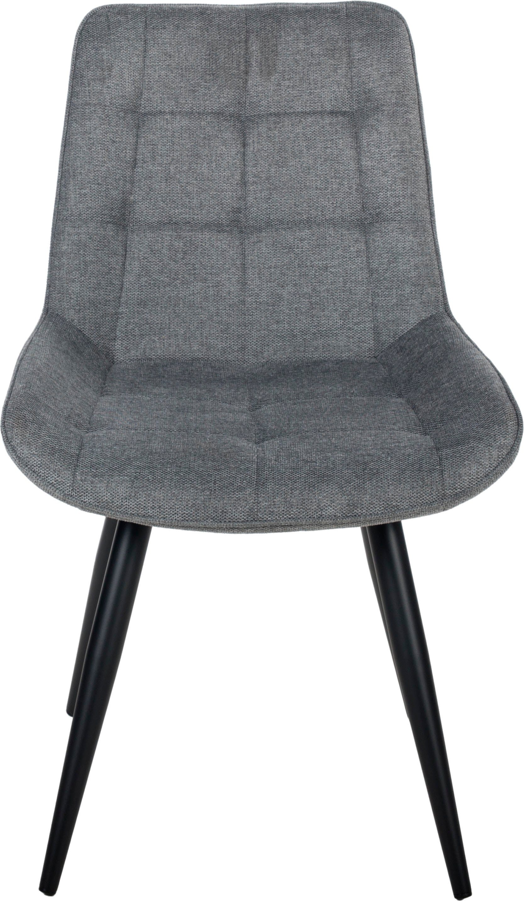 Duo Collection Eetkamerstoel Iris eetkamerstoel, set van 4 robuuste bekleding, gestikte bekleding, tot 110 kg belastbaar (set, 4 stuks) 4 poot