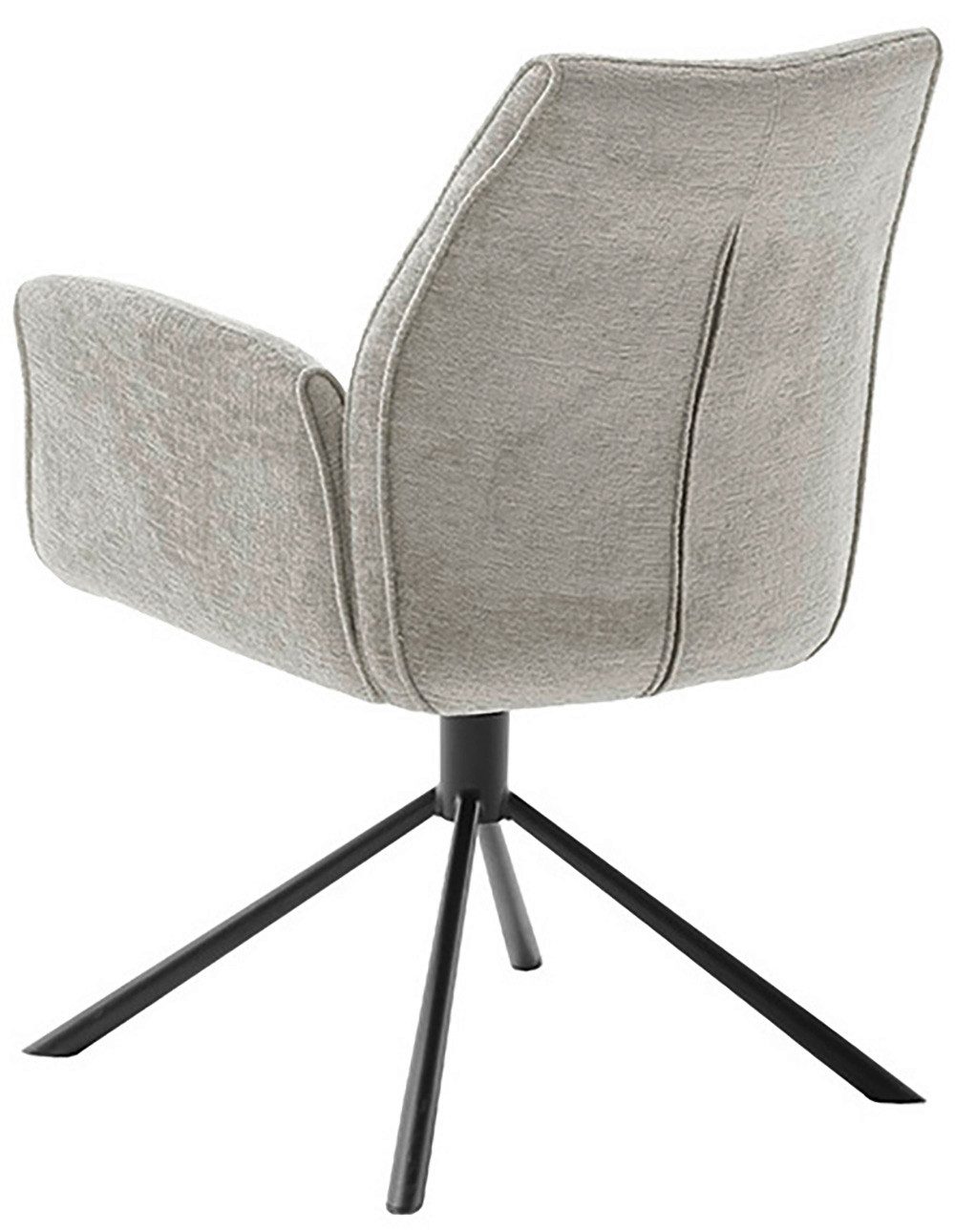 MCA furniture Eetkamerstoel (2-set), draaibaar 360°, belastbaarheid 120 kg, zithoogte ca. 50 cm