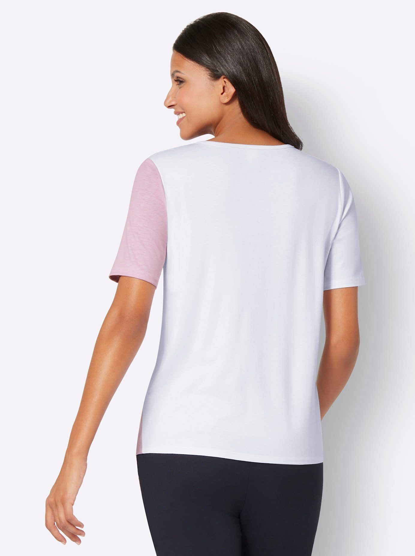 Classic Basics Shirt met V-hals (1-delig)
