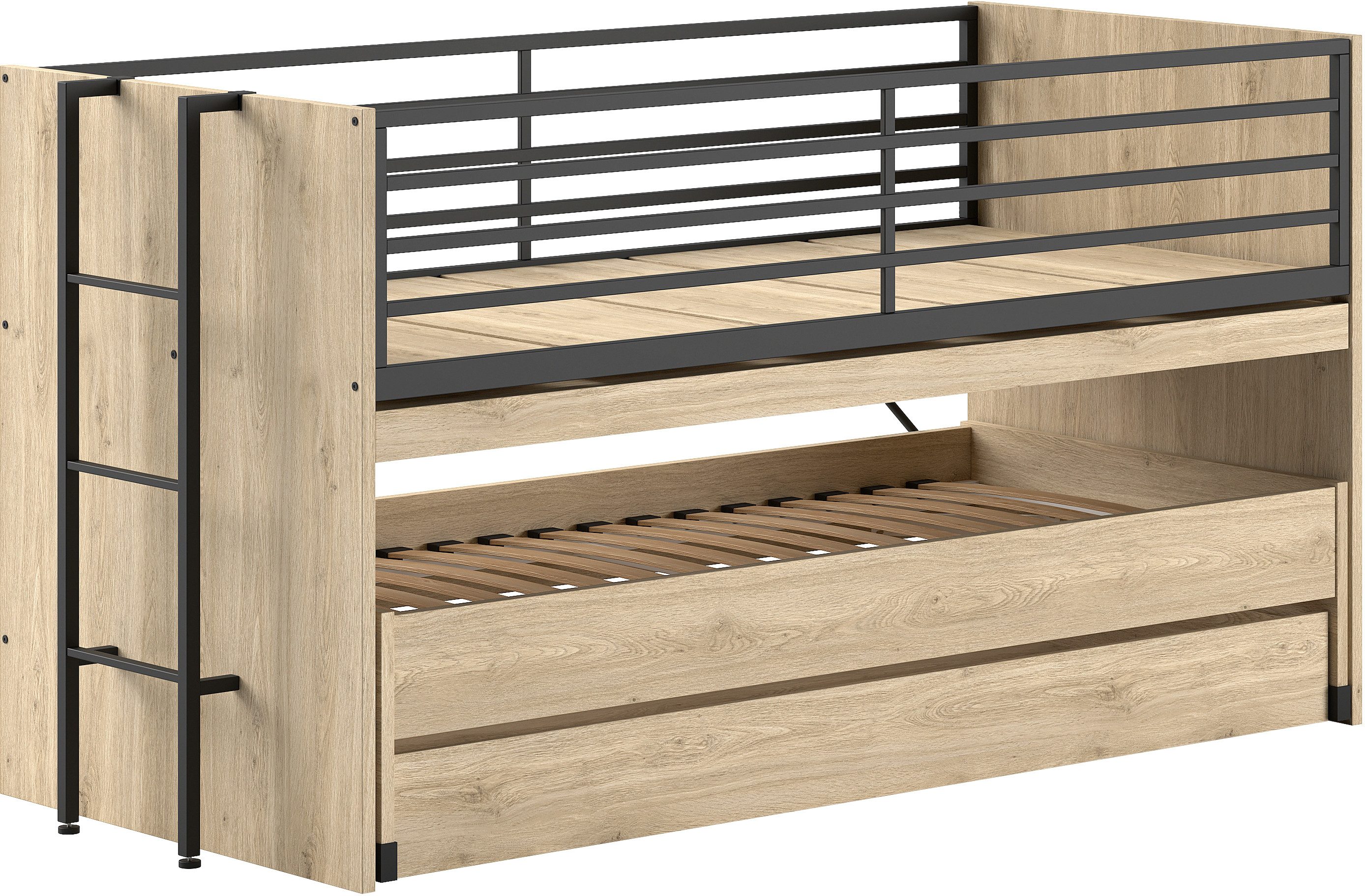 Home affaire Stapelbed Praktisch stapelbed met veel functionaliteit, 2 decors om uit te kiezen