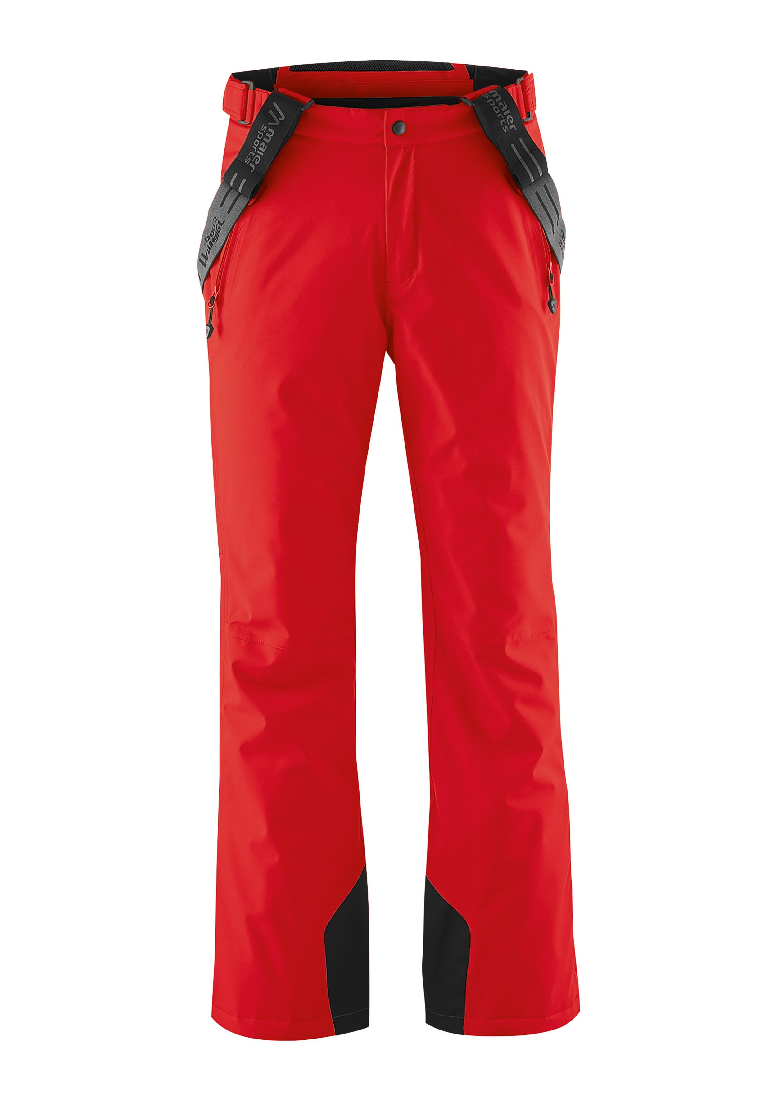 Maier Sports Skibroek Anton 2 Heren sneeuwbroek met bretels, wind/waterdicht, regular fit