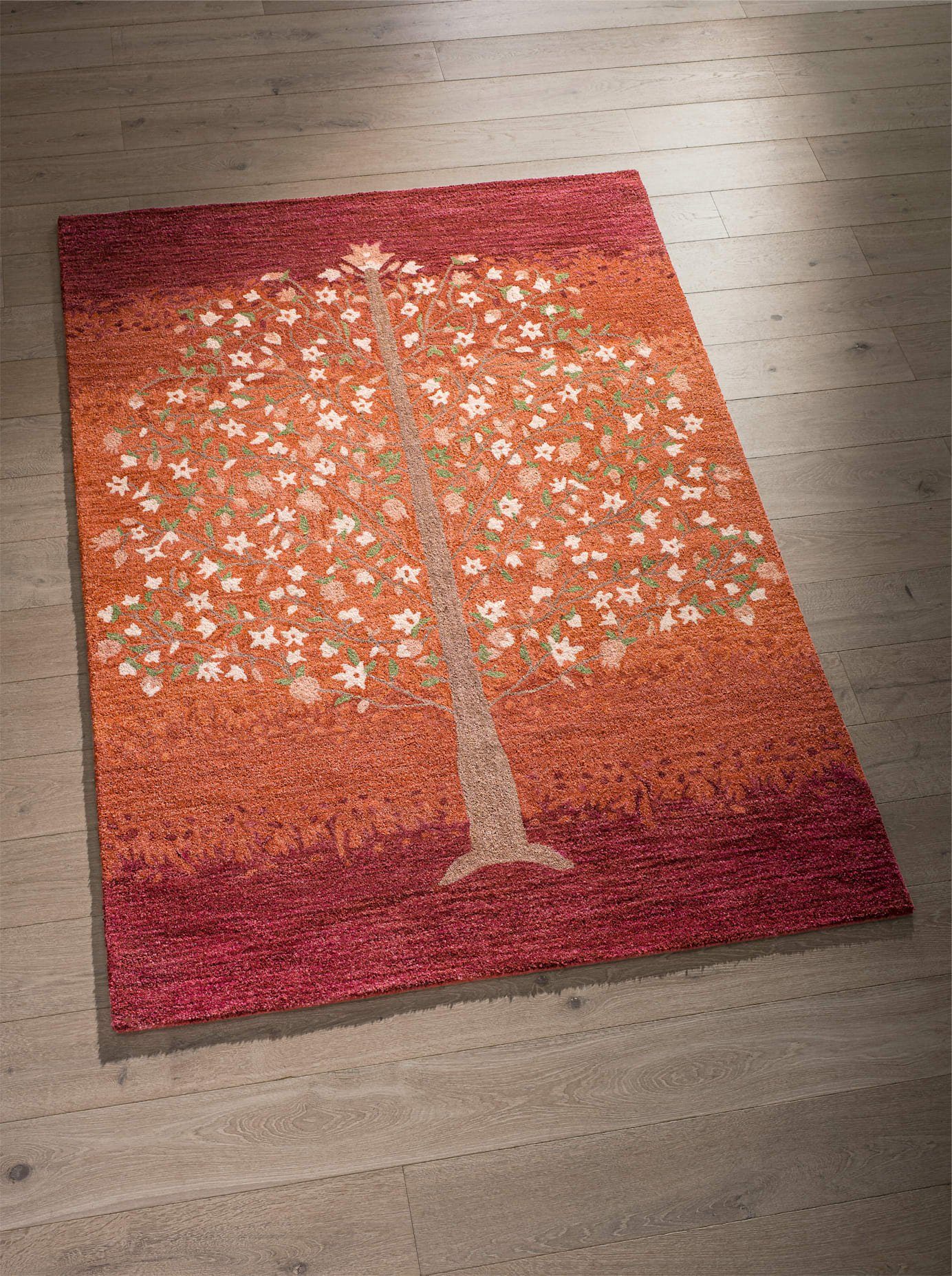 heine home Vloerkleed moderne vloerkleden oranje