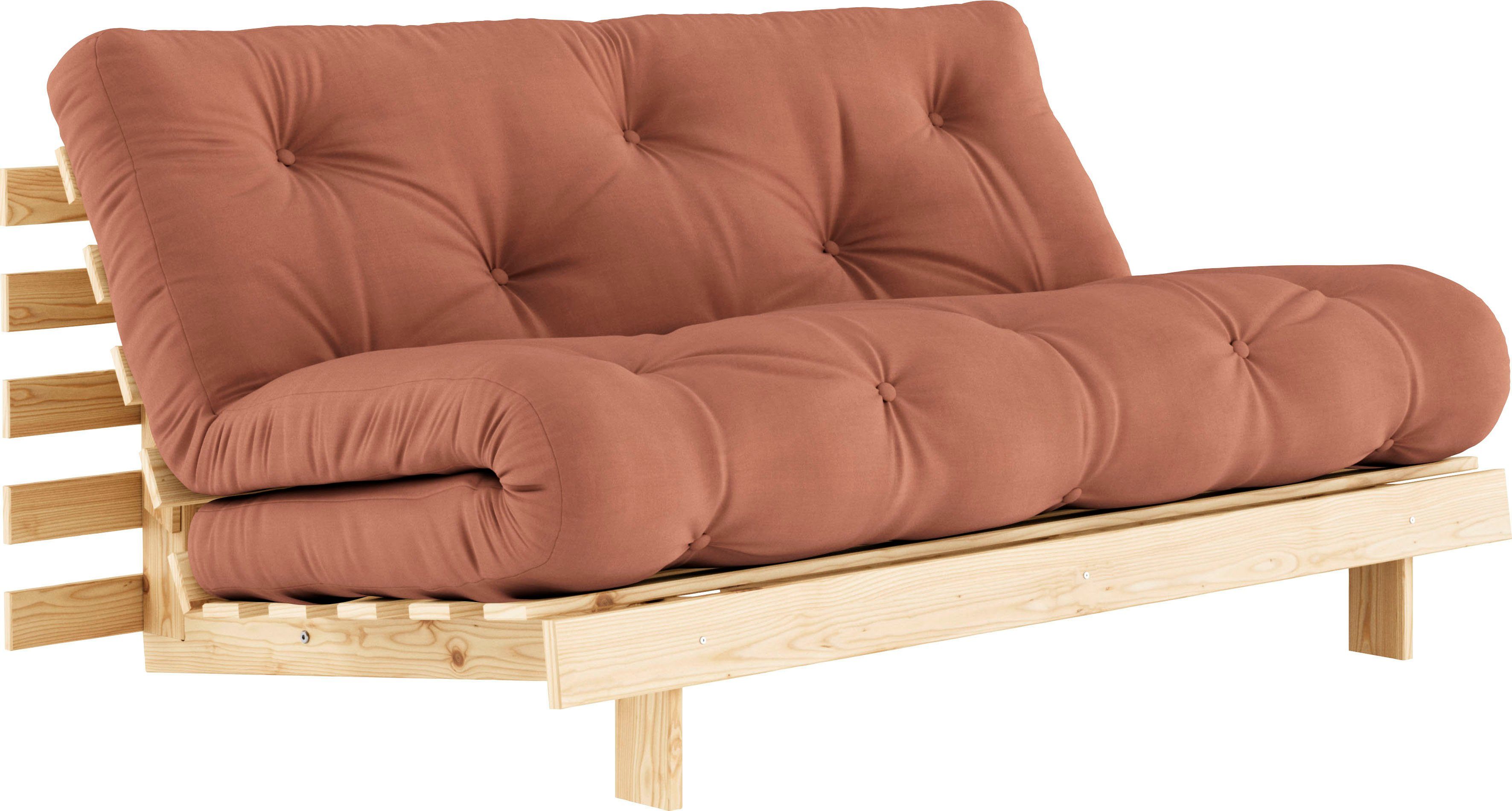 Karup Slaapbank Roots slaapbank, logeerbed, bank incl. futonmatras Incl. futonmatras, ligoppervlak 140x200 cm, FSC® gecertificeerd dennenhout