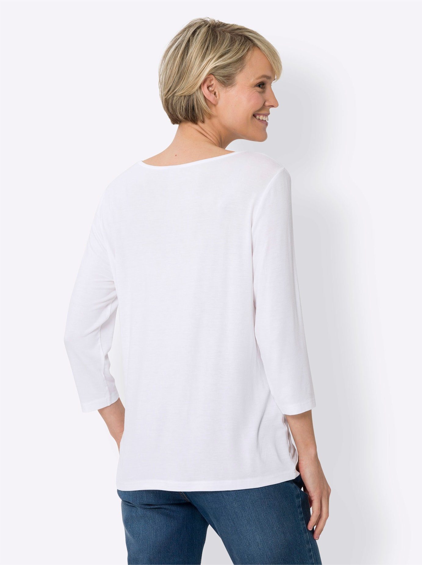 Classic Basics Shirt met 3/4 mouwen Shirt met 3/4-mouwen (1-delig)