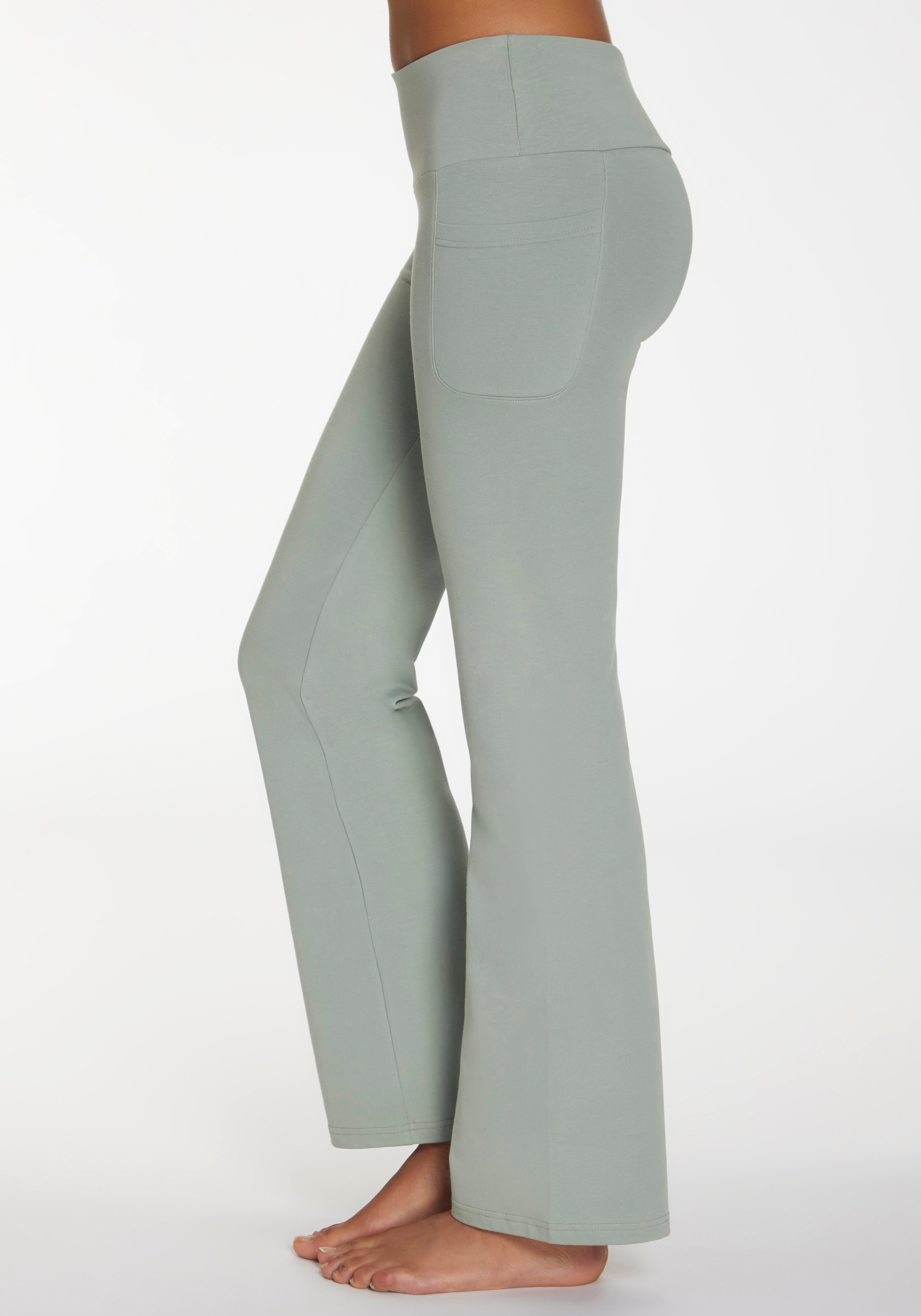 active by Lascana Jazzpants met telefoontas, loungewear