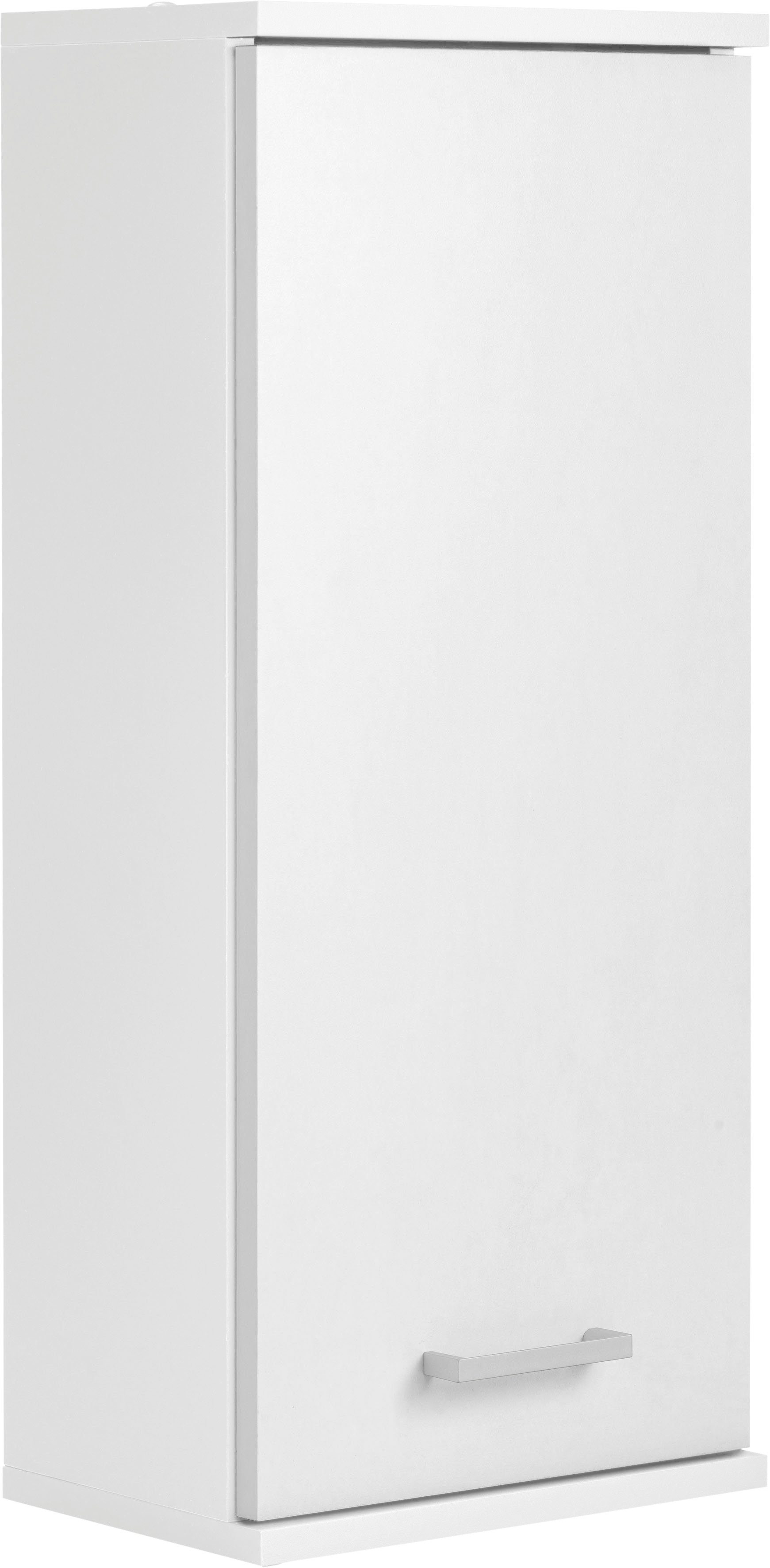 schildmeyer hangend kastje mobes breedte x hoogte: 30,3x70,8 cm, deur aan beide kanten te monteren, badkamerkast wit