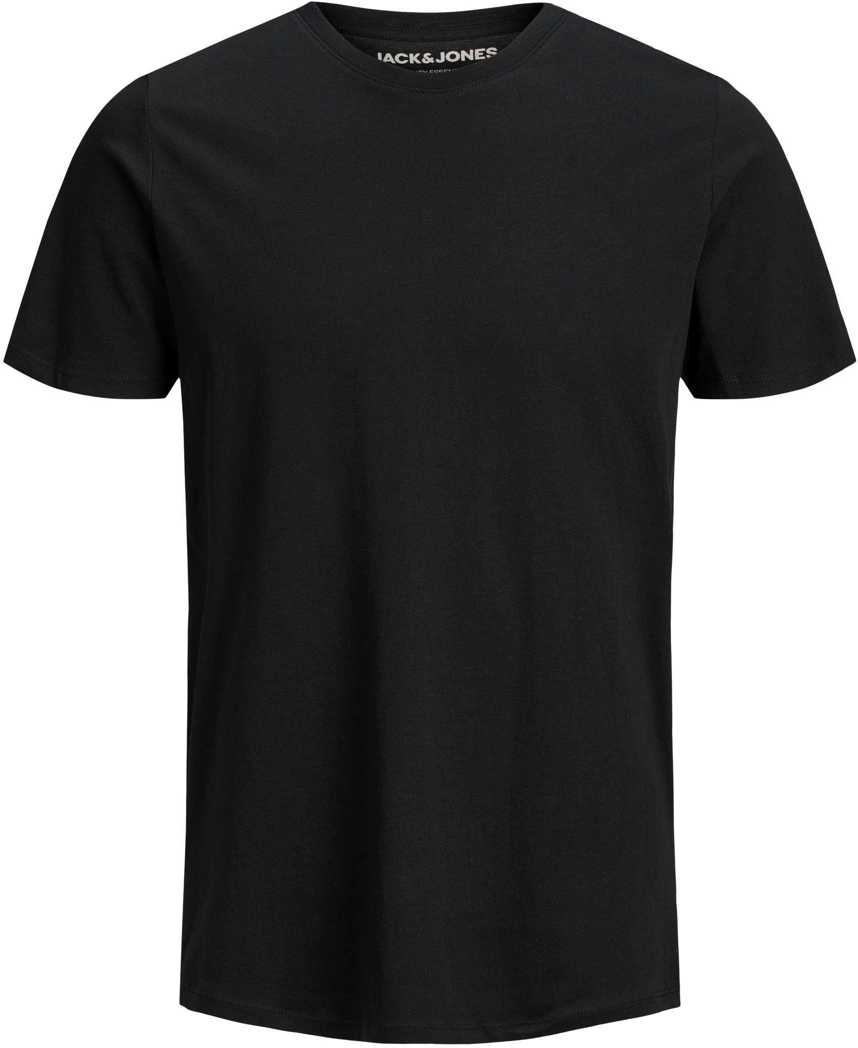 Jack & Jones T-shirt JJEORGANIC BASIC TEE SS O-NE 5PK MP NOOS (5-delig, Set van 5)