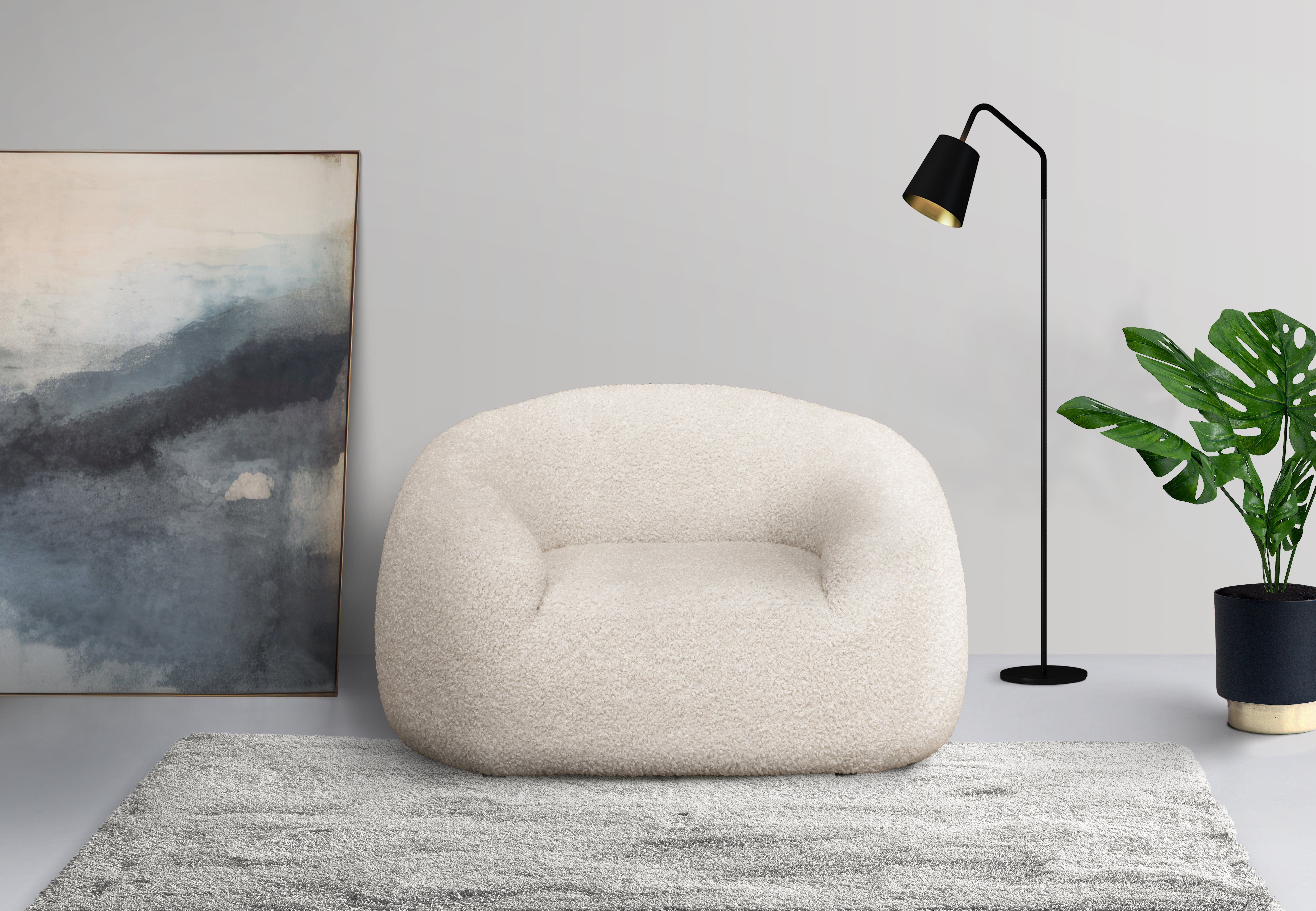 LeGer Home by Lena Gercke Fauteuil YANI relaxfauteuil, loungefauteuil, afmetingen B/D/H: 127/96/76 cm