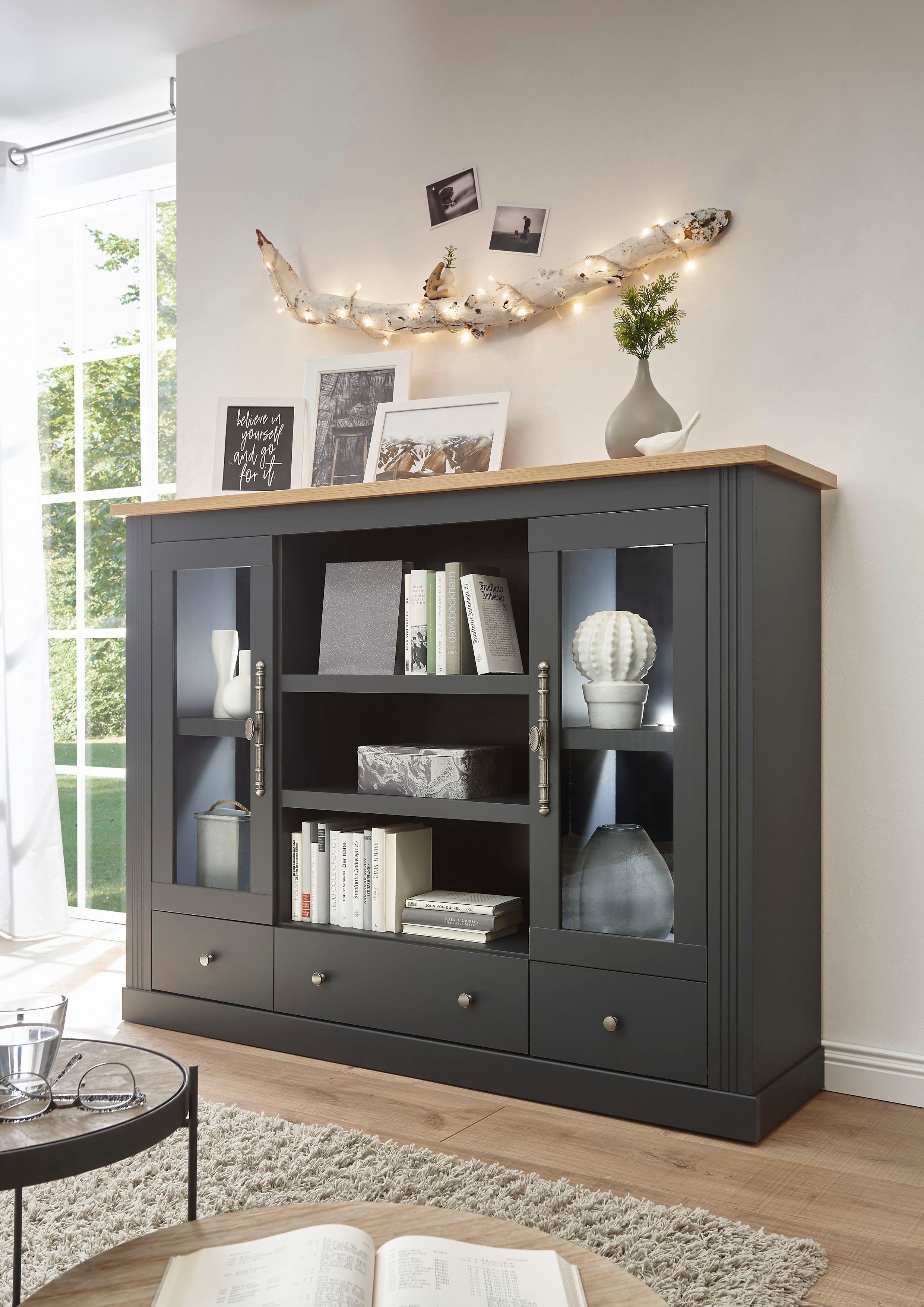 Home affaire Highboard Westminster BESTSELLER! in trendy landelijke look