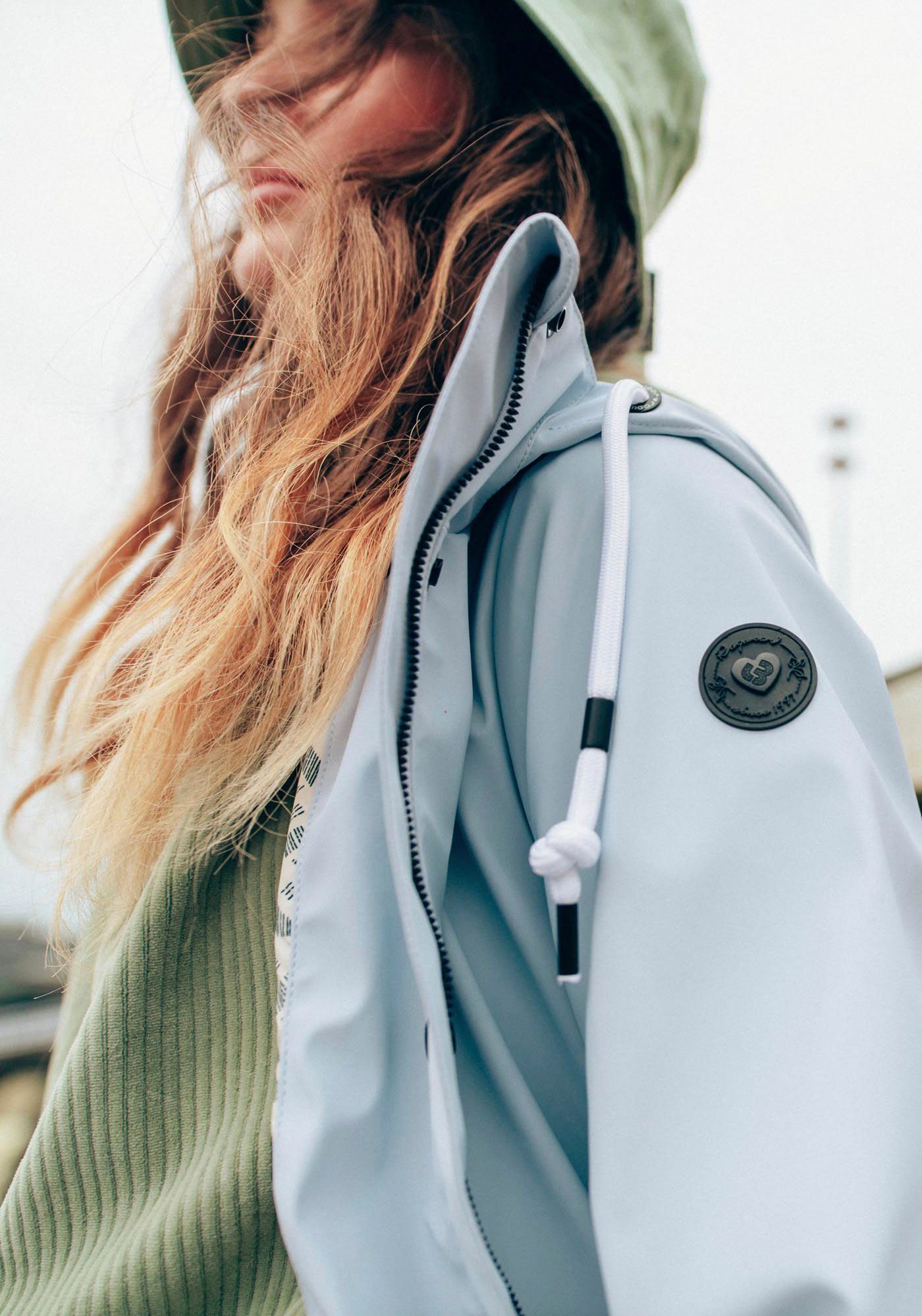 Ragwear Functioneel jack MARGGE met capuchon en koord, gecoate en waterafstotende kwaliteit