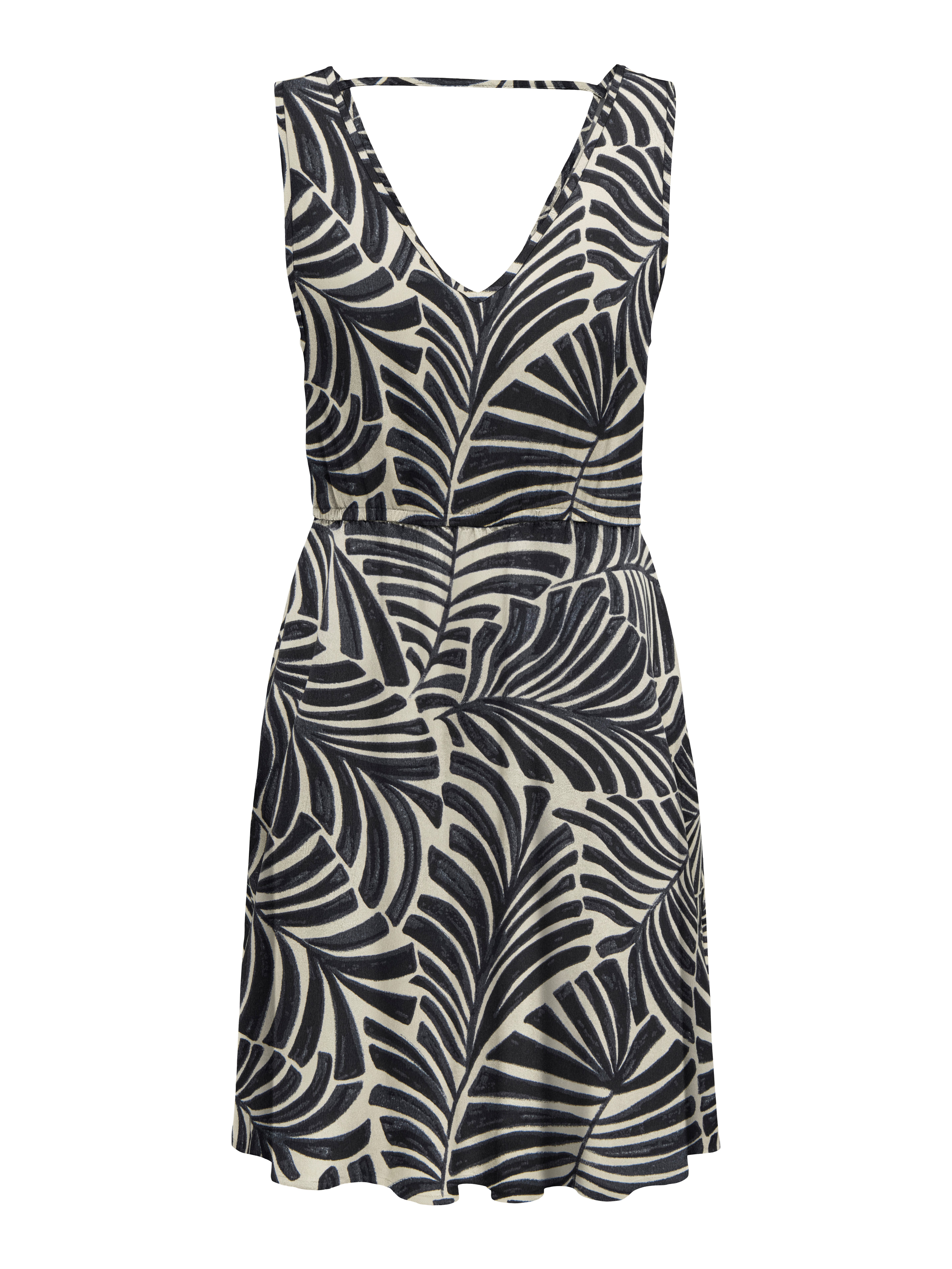 Only Mini-jurk ONLNOVA LIFE VIS SARA STRING DRESS AOP dames jurken maat S (36) zwart