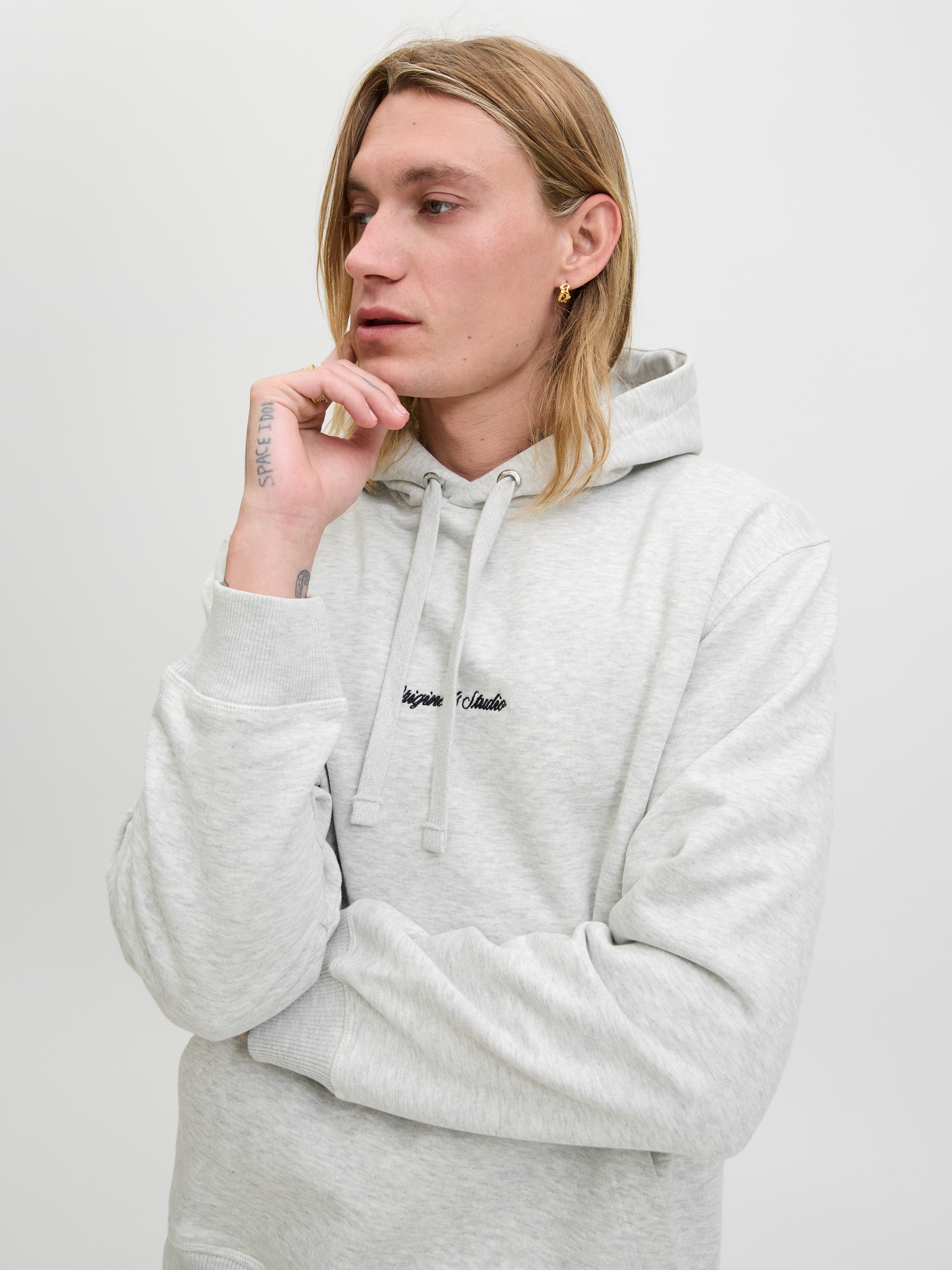 Jack & Jones Hoodie JORNORREBRO EMB SWEAT HOOD NOOS