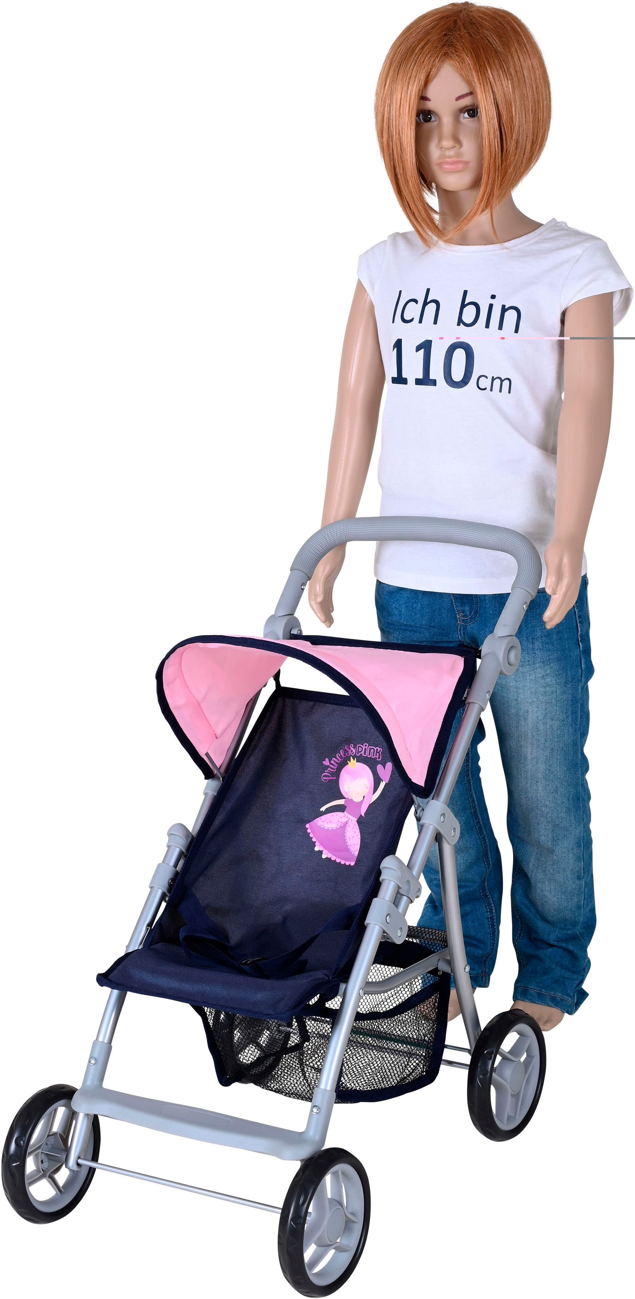 Knorrtoys® Poppenbuggy Liba - Princess blue