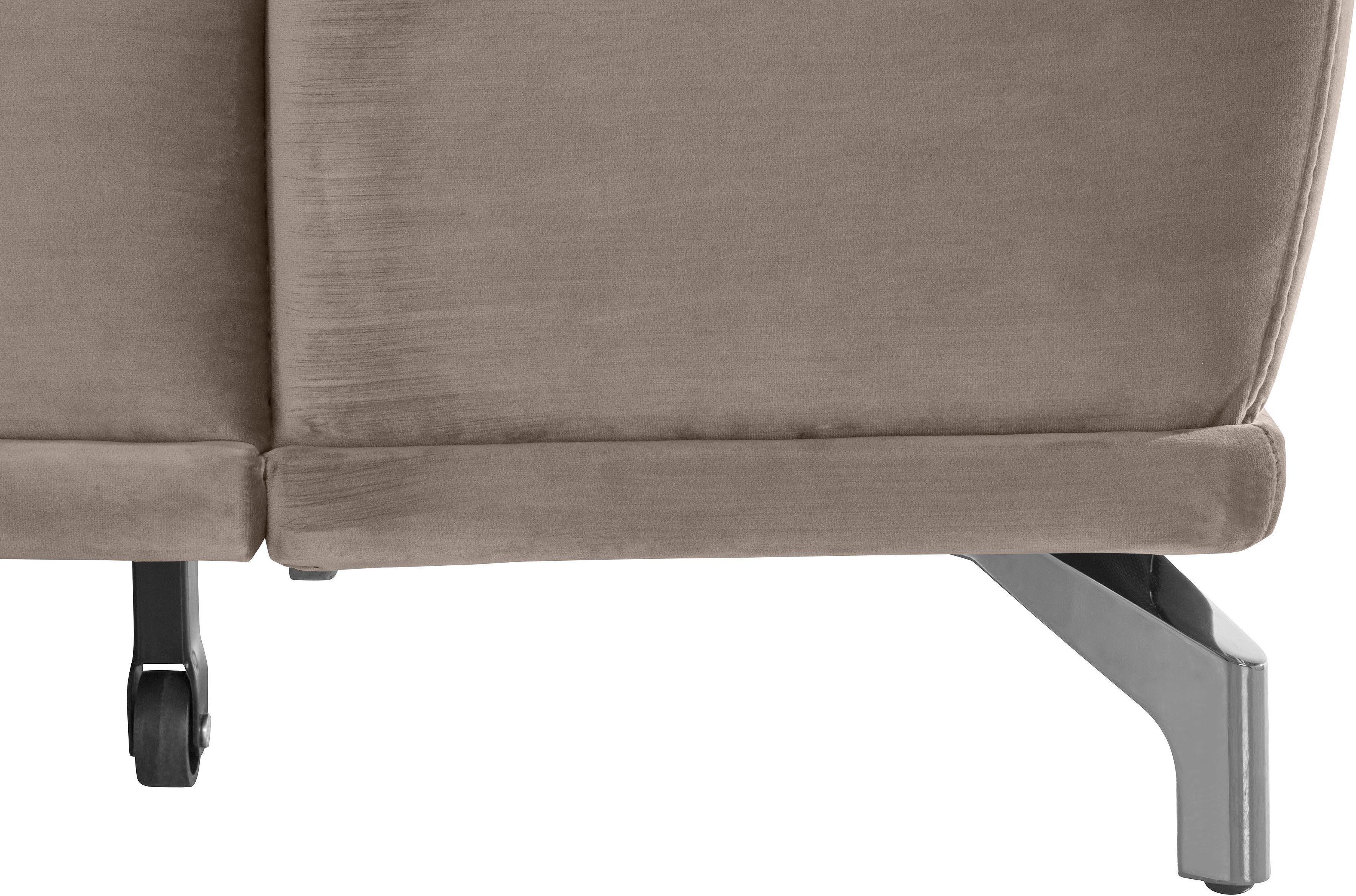 Places of Style Hoekbank Costello L-vorm, met zitdiepteverstelling, armleuningverstelling en