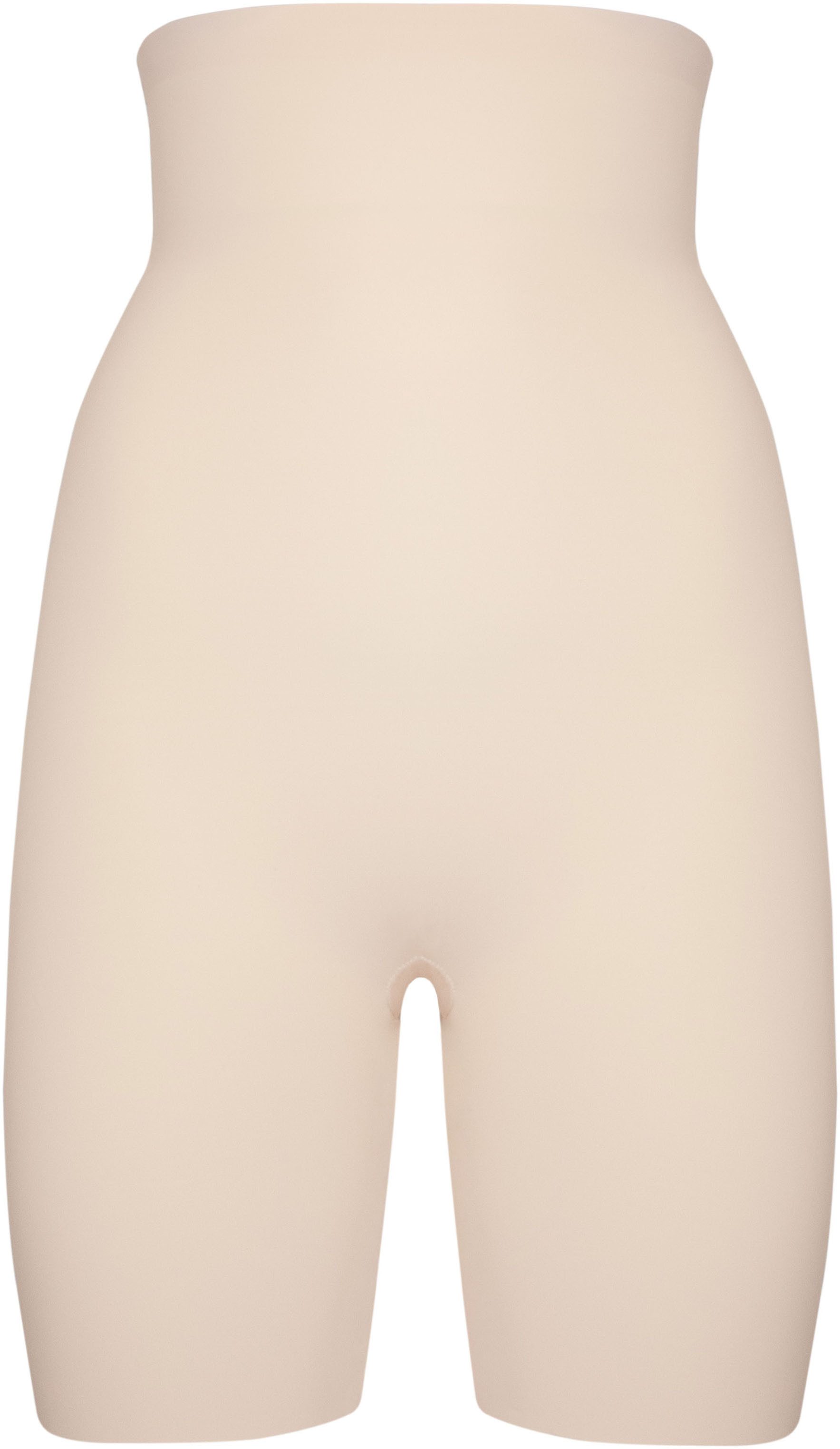 Magic Body Fashion Shapingbroek Maxi Hi-Bermuda Siliconen afwerking aan de bovenkant voorkomt oprollen