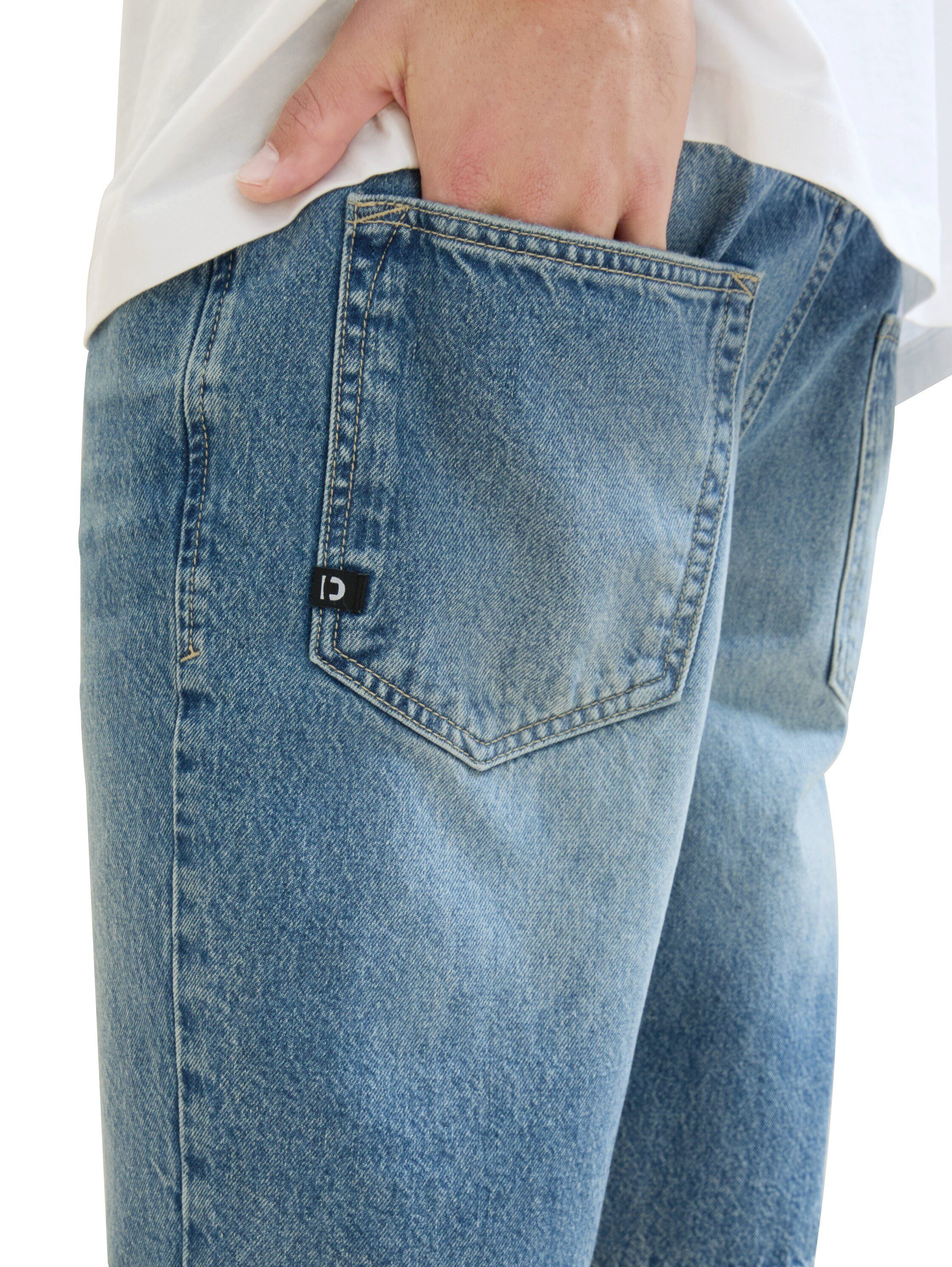 Tom Tailor Denim Jeansshort in authentieke used look
