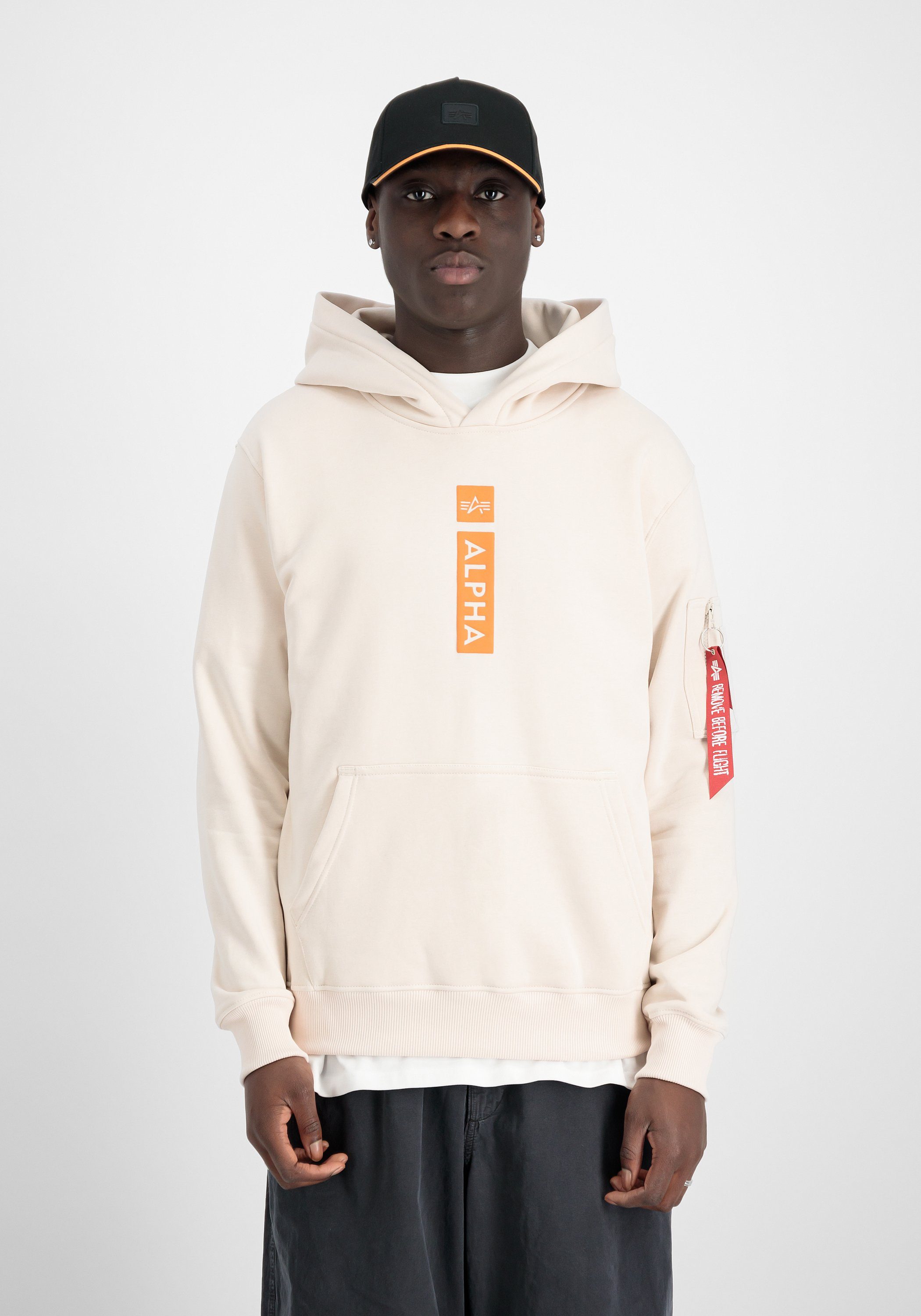 Alpha Industries Hoodie Men Hoodies Alpha Puff Print Hoodie