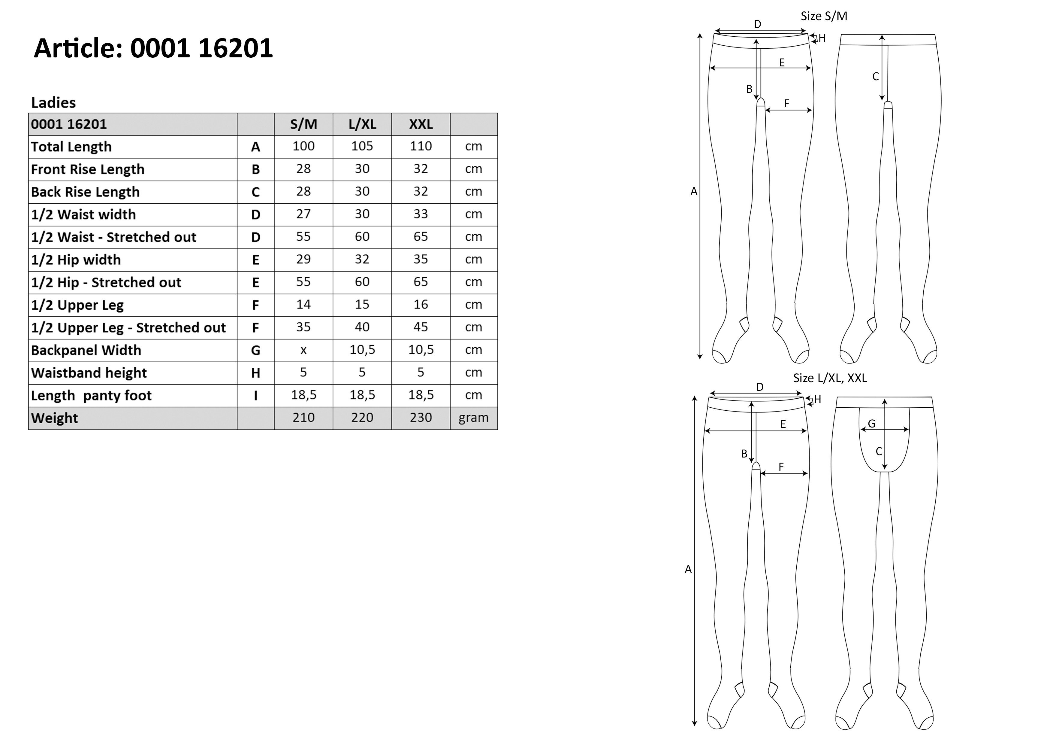 Sarlini Thermopanty DAMES FLEECE VOERING LEGGINGS in transparante look