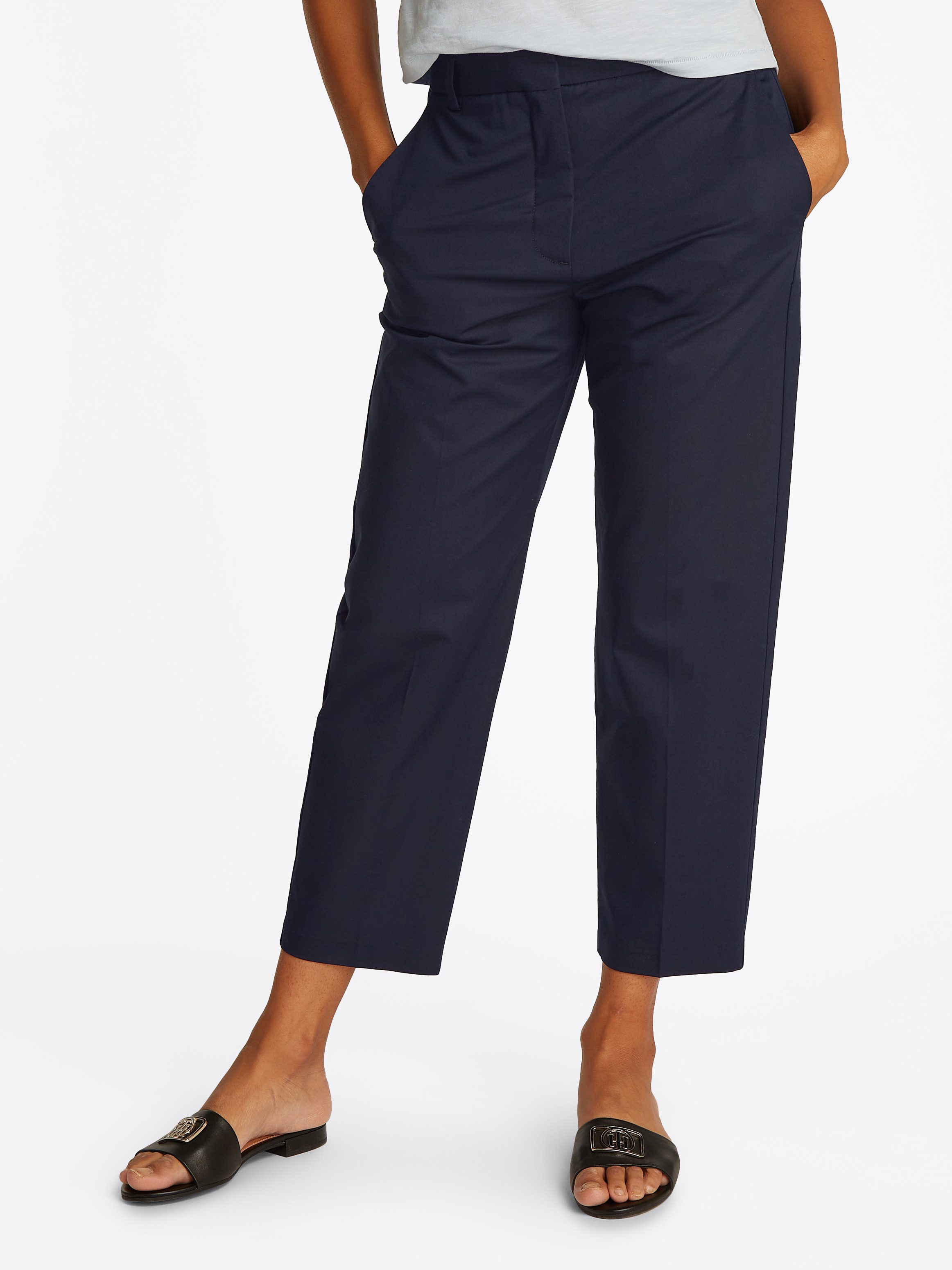 Tommy Hilfiger Chino met persplooien
