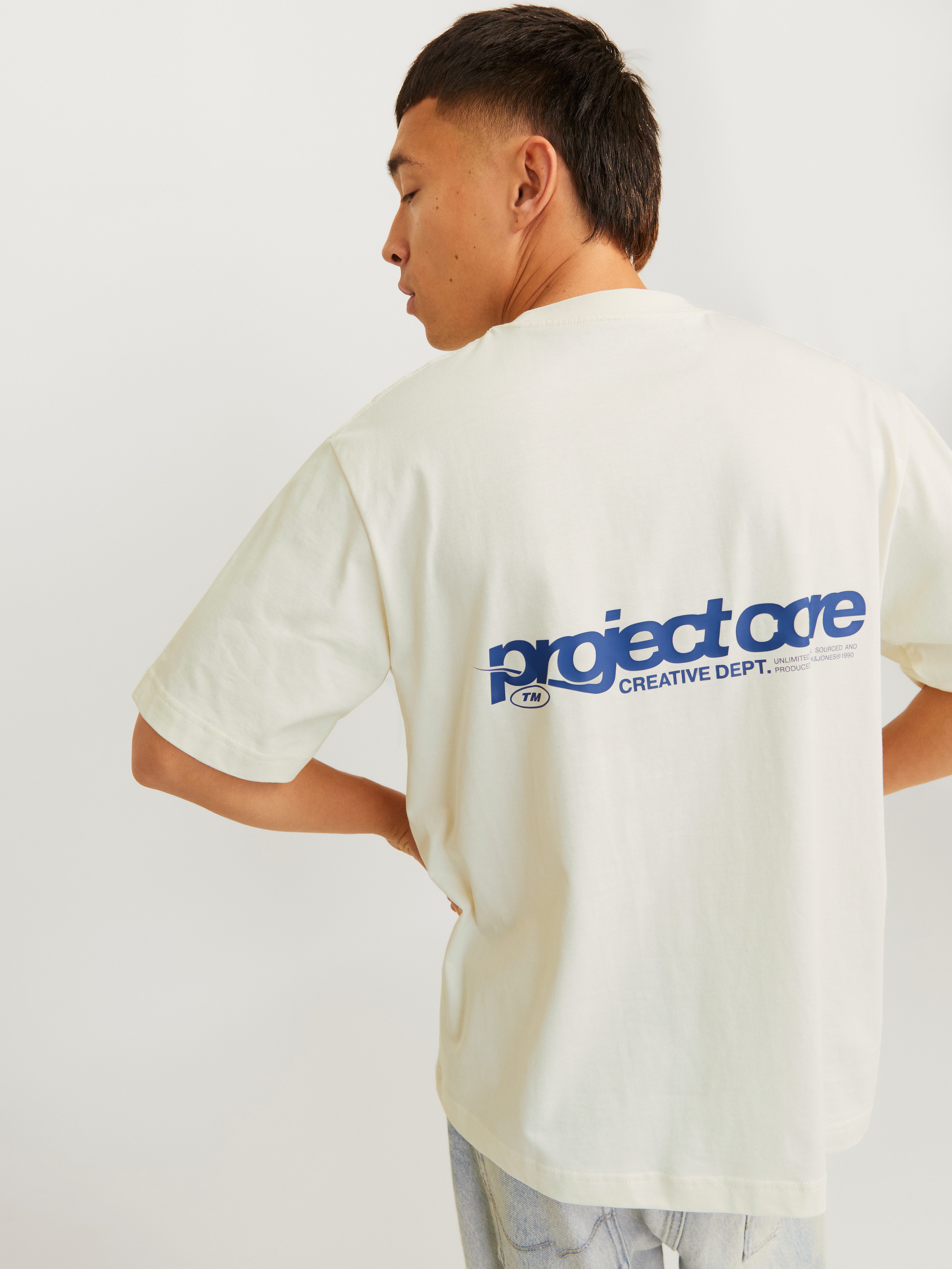 Jack & Jones T-shirt JCOUNION BACK PRINT TEE SS CREW NOOS