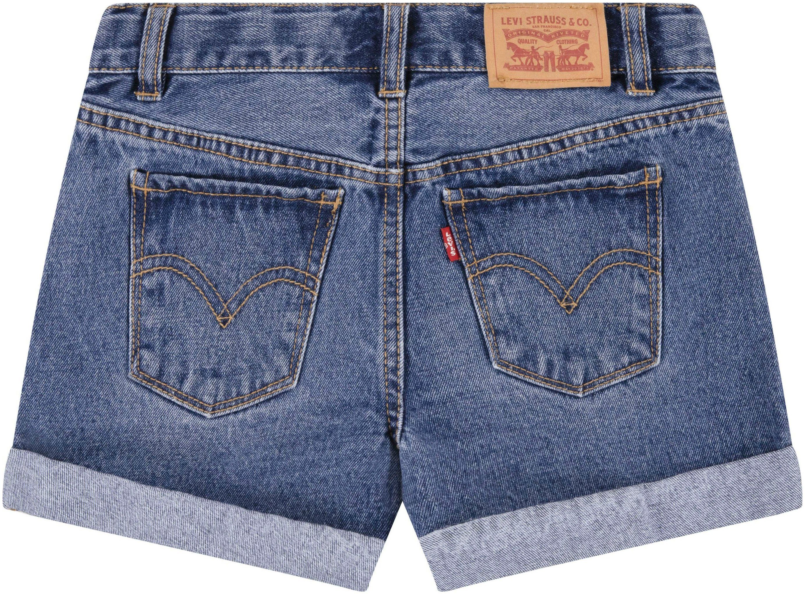 Levi's Kidswear Jeansshort LVG MINI MOM SHORT W/ ROLL CUF