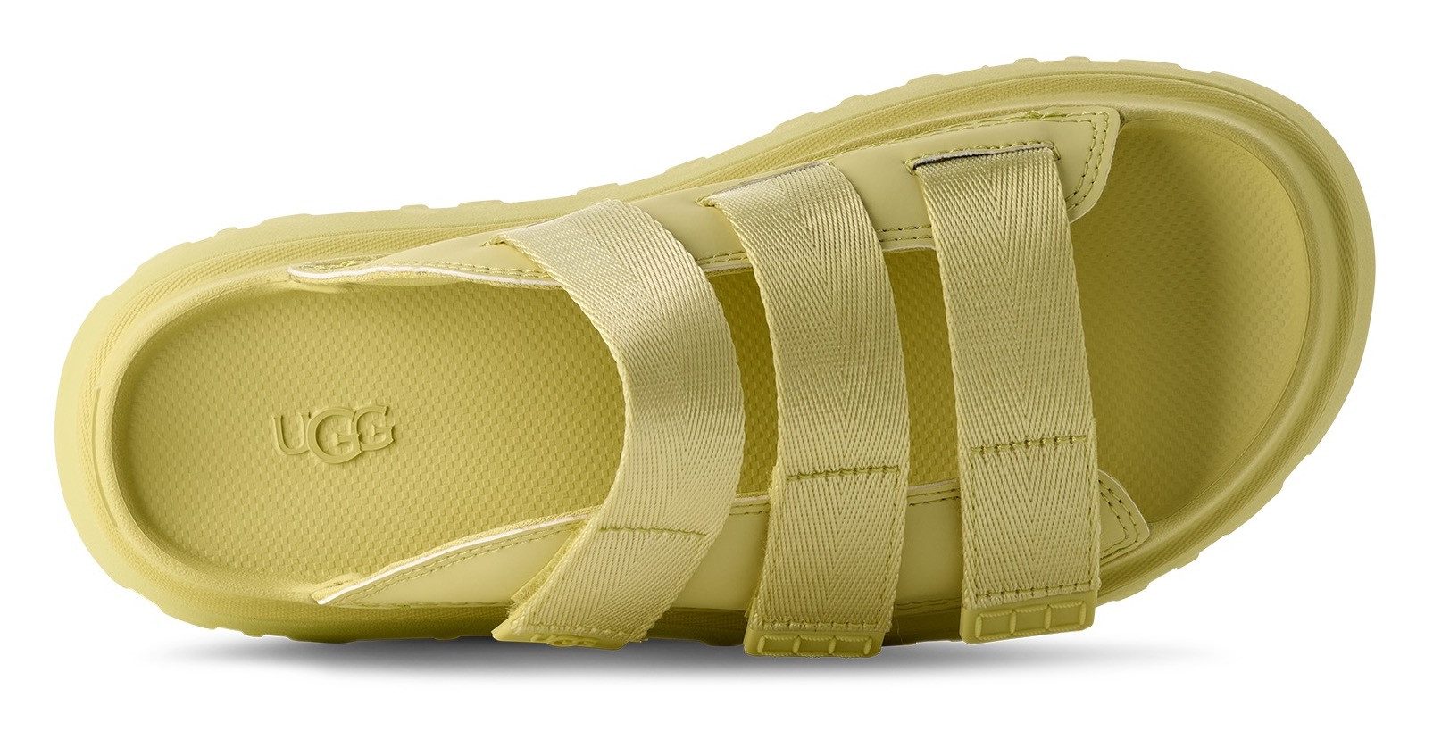 UGG Slippers GOLDENGLOW SLIDE , plateauschoen, sandaal, flats met voetbed