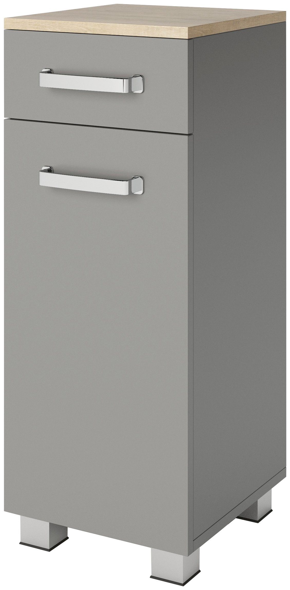 welltime Halfhoge kast Cosmo Bxdxh: ca. 30x32,5x76,5 cm, 2 vakken, draairichting deur verwisselbaar