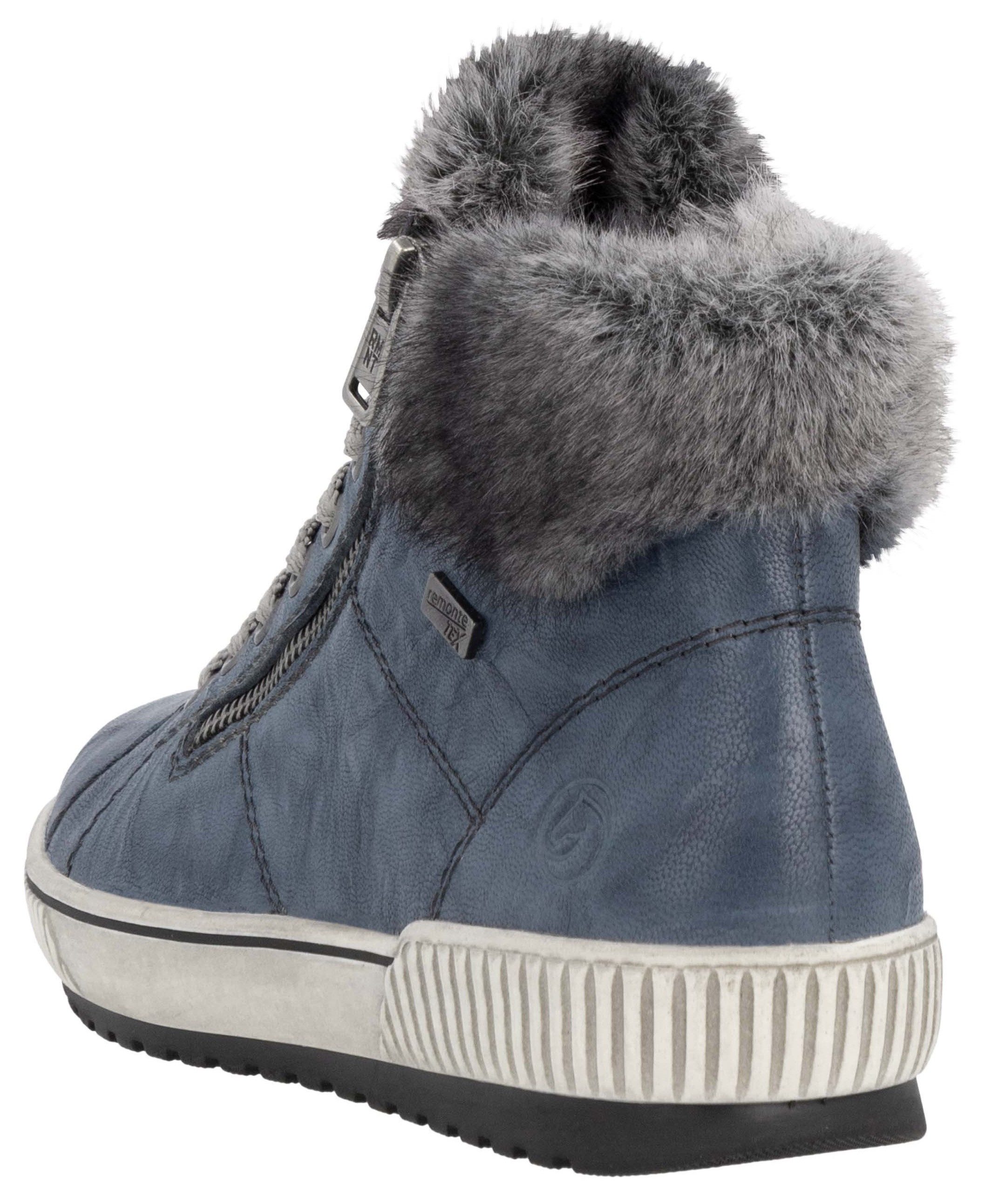 Remonte Winterlaarzen , plateau, outdoorschoen veterschoenen met waterafstotende tex-membraan