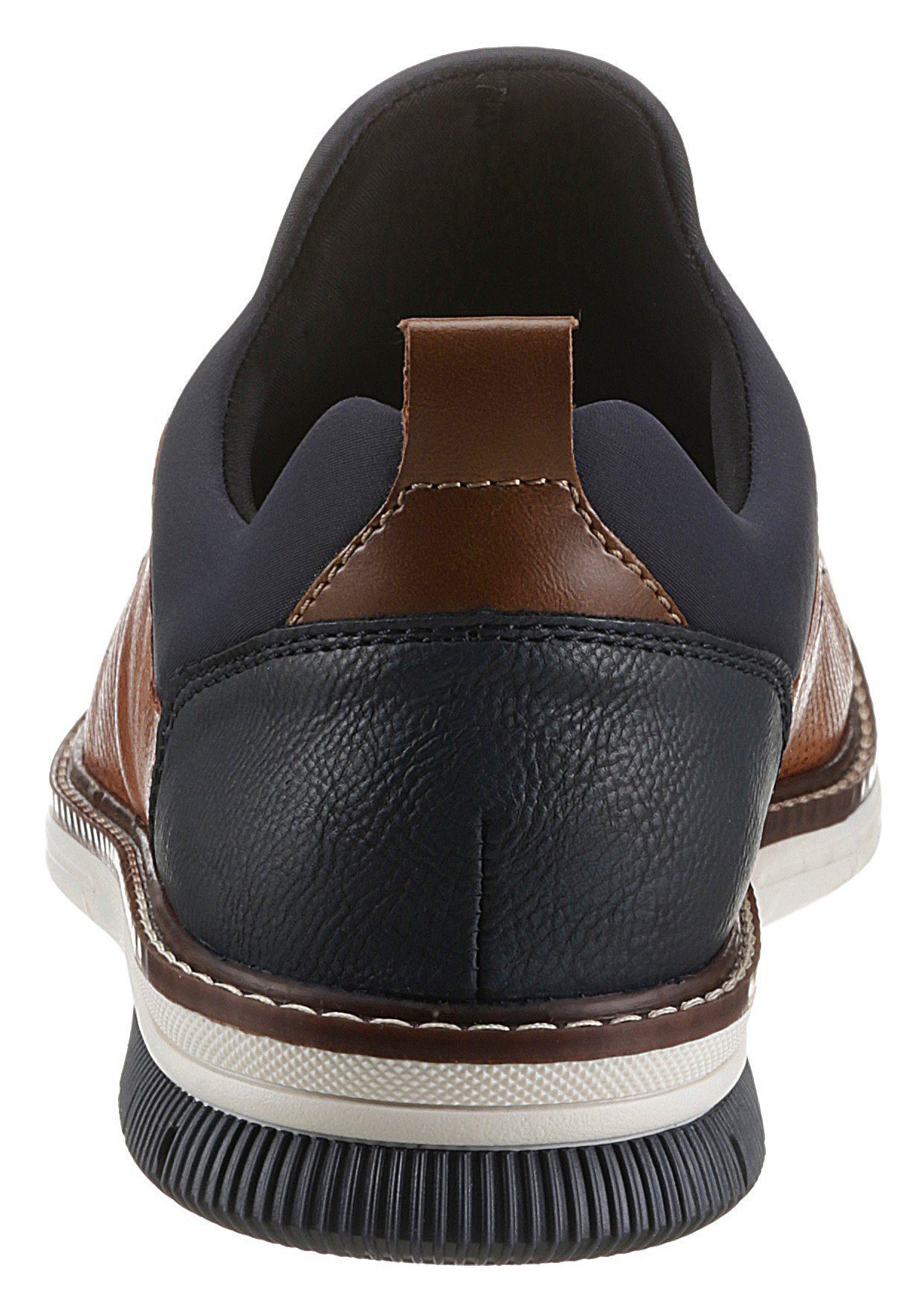 Rieker Slip-on sneakers Business schoen, slipper, feestdagsschoen met elastische veters